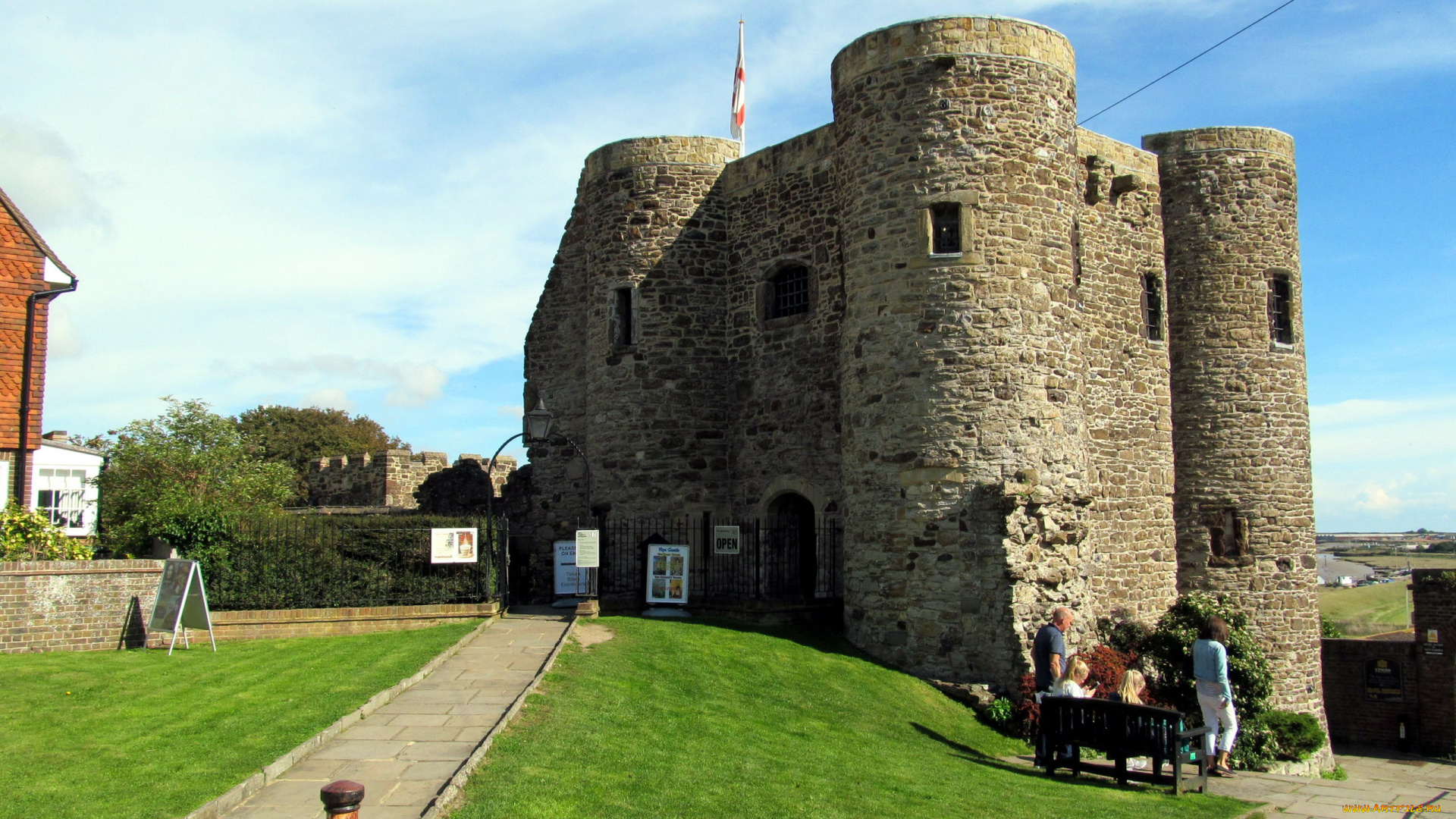 ypres, tower, castle, rye, sussex, uk, города, замки, англии, ypres, tower, castle