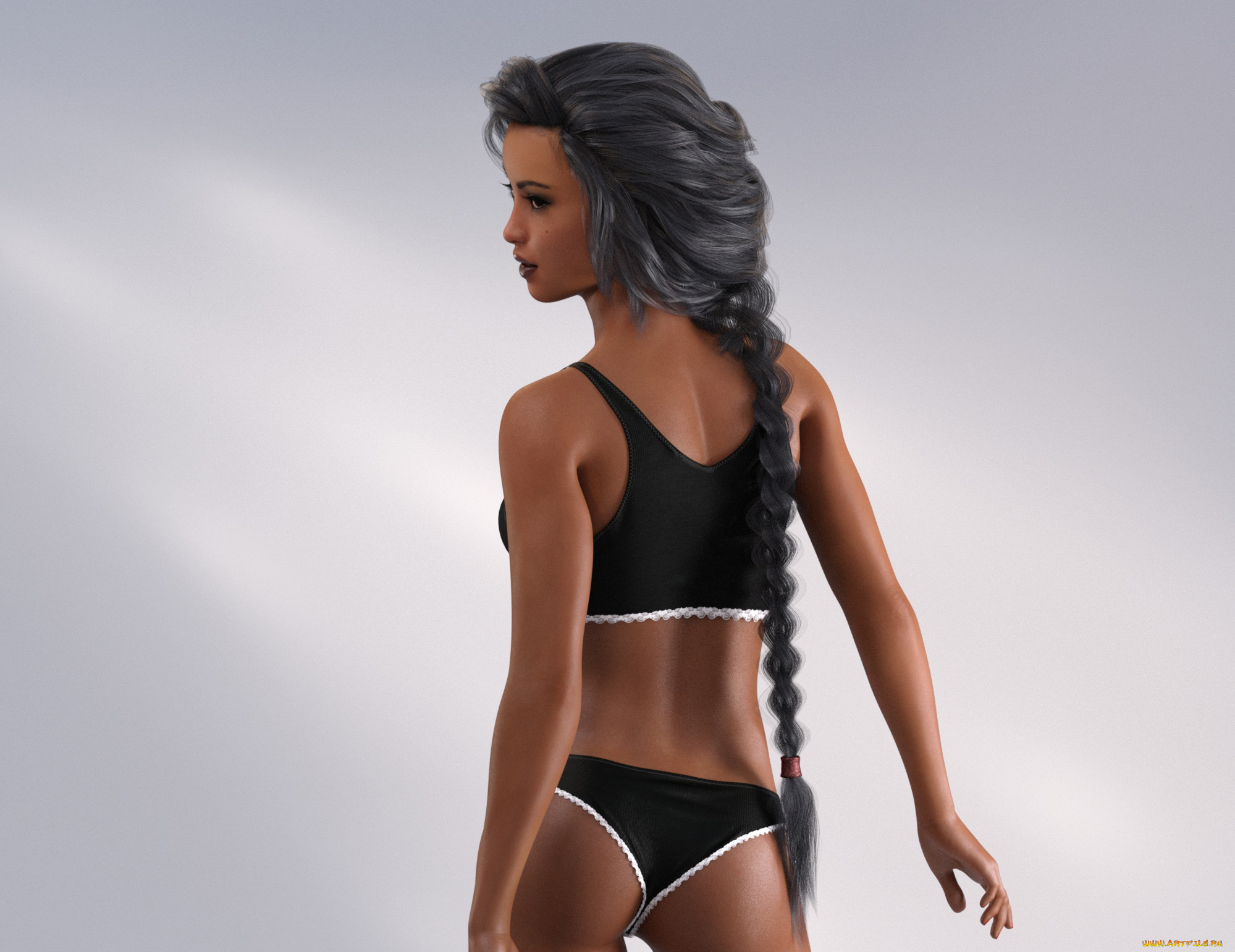 3д, графика, люди, , people, взгляд, девушка, фон