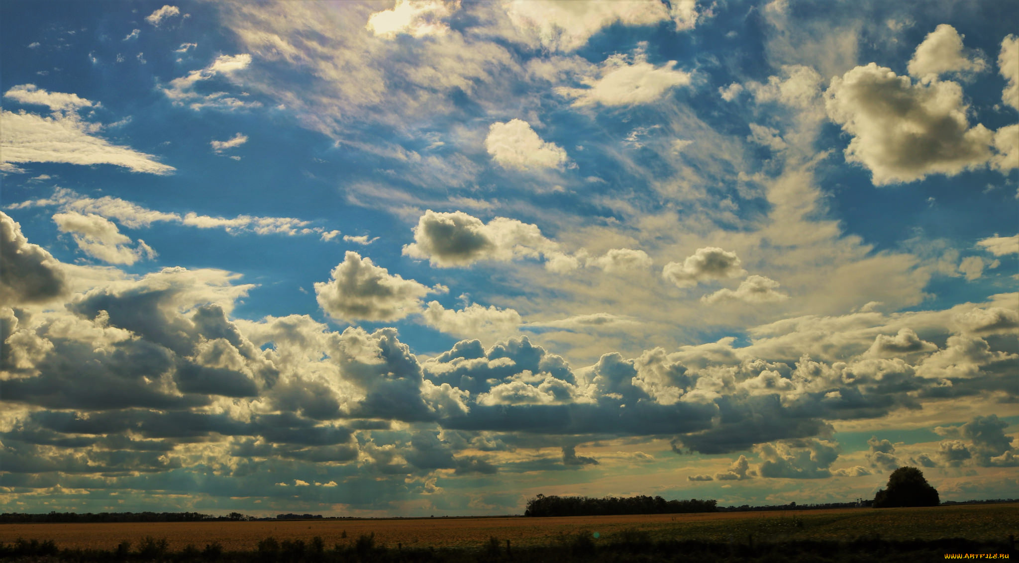 природа, облака