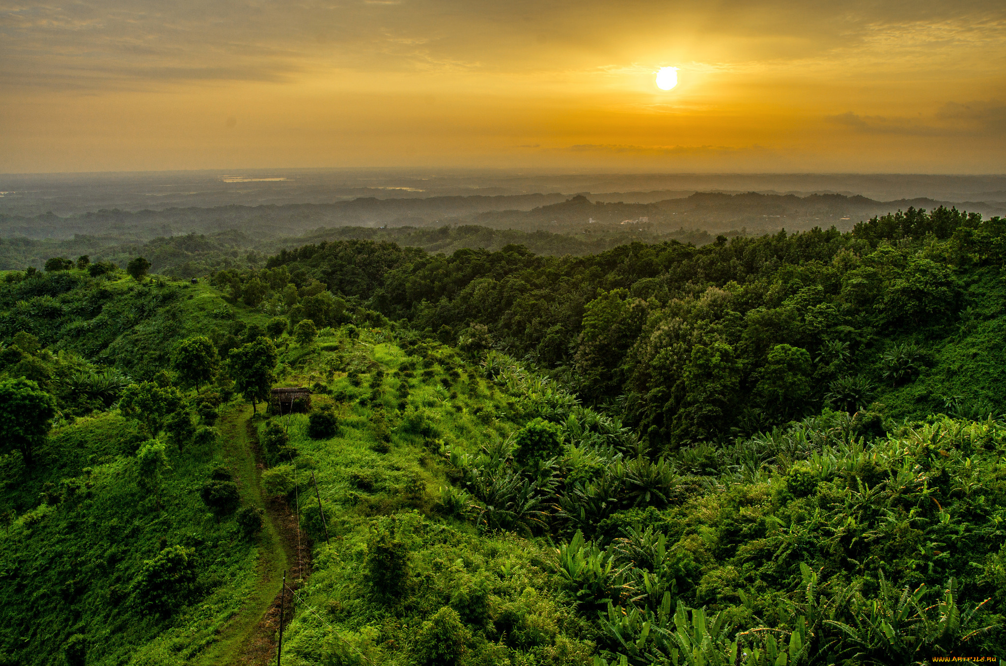 природа, восходы, закаты, простор