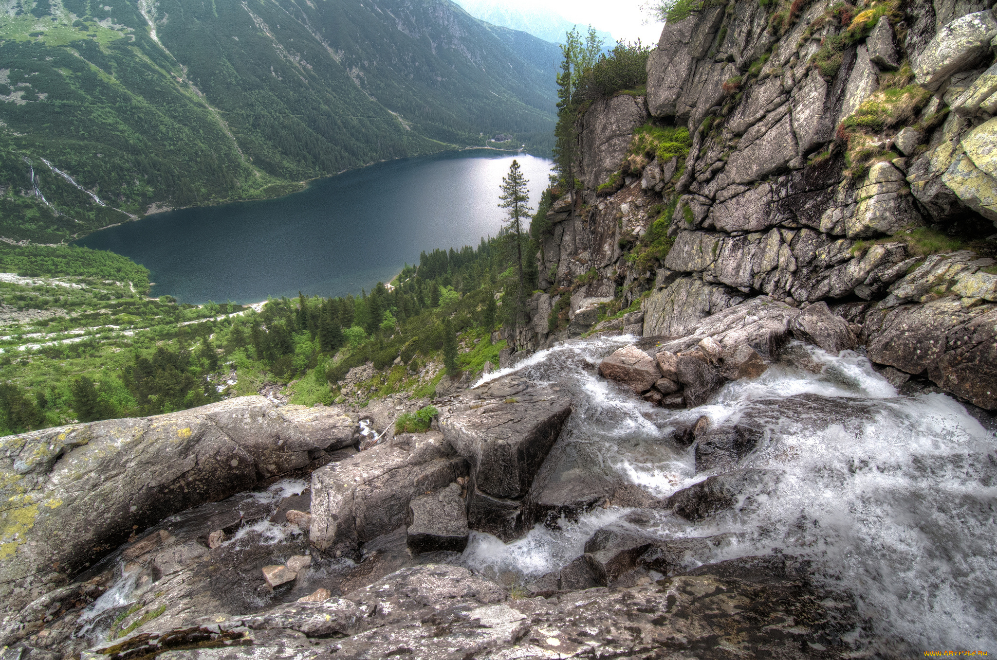 природа, горы, простор