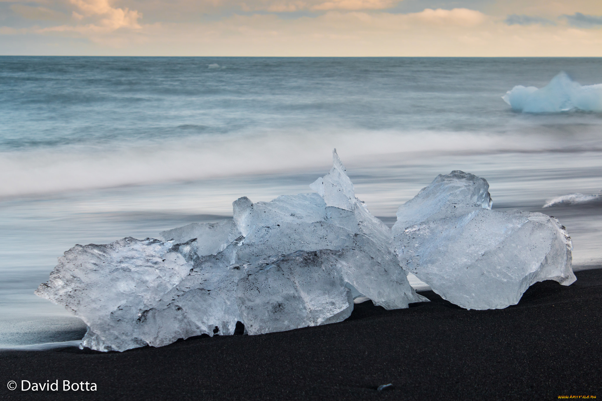 природа, айсберги, и, ледники, лёд