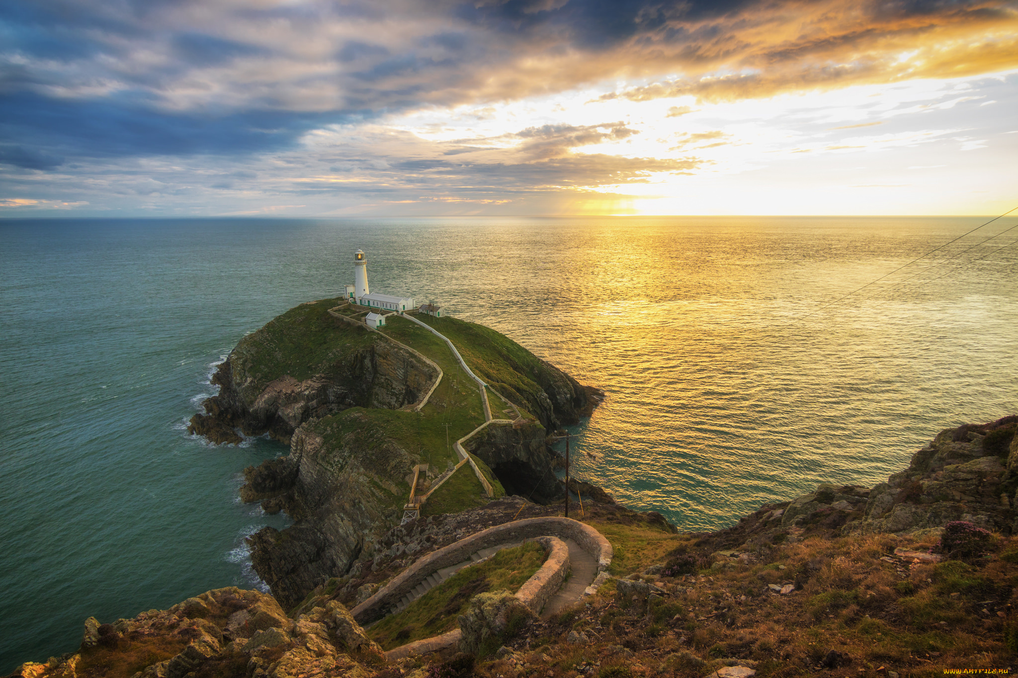 природа, маяки, простор