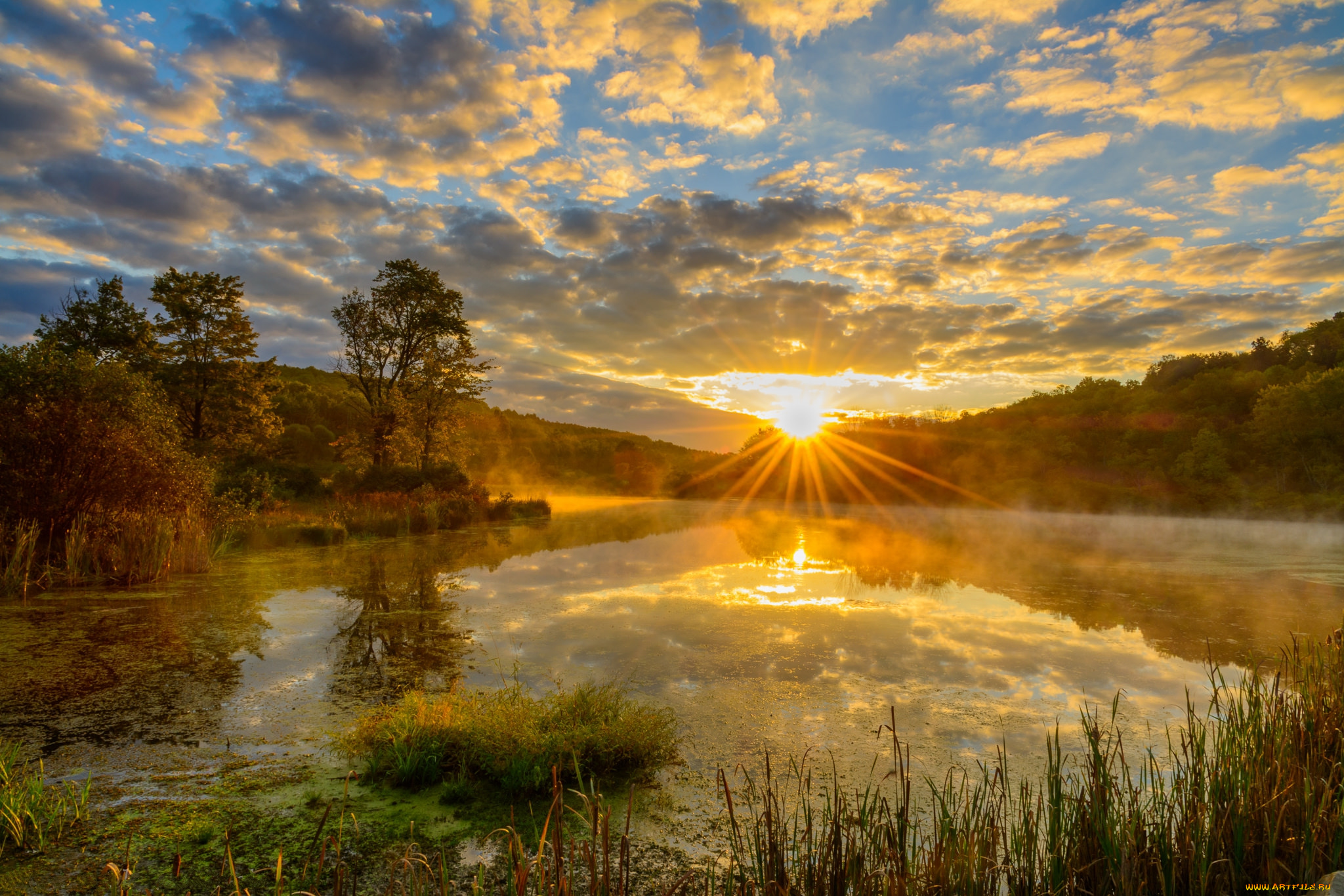 природа, восходы, закаты, простор