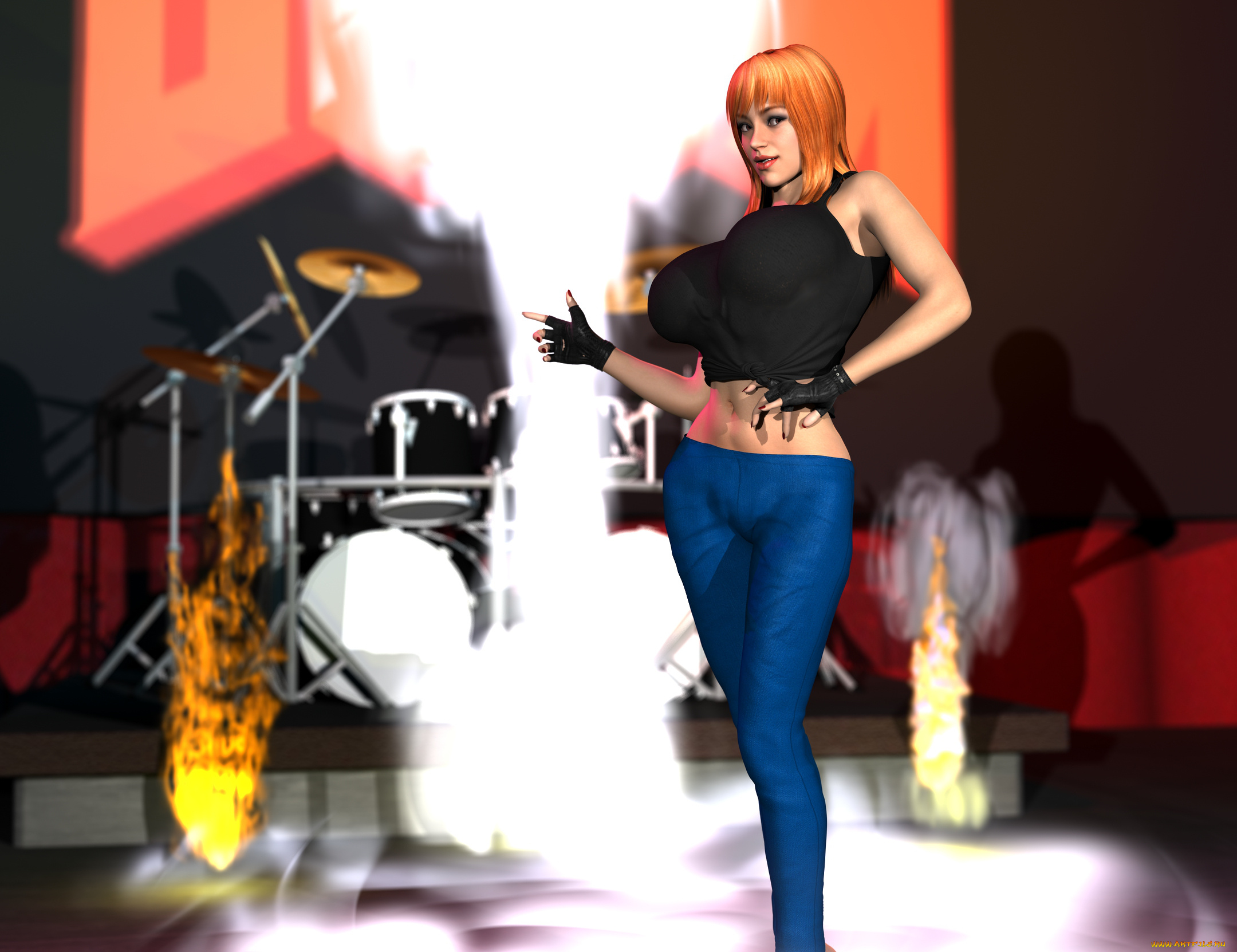 3д, графика, люди, , people, фон, взгляд, девушка