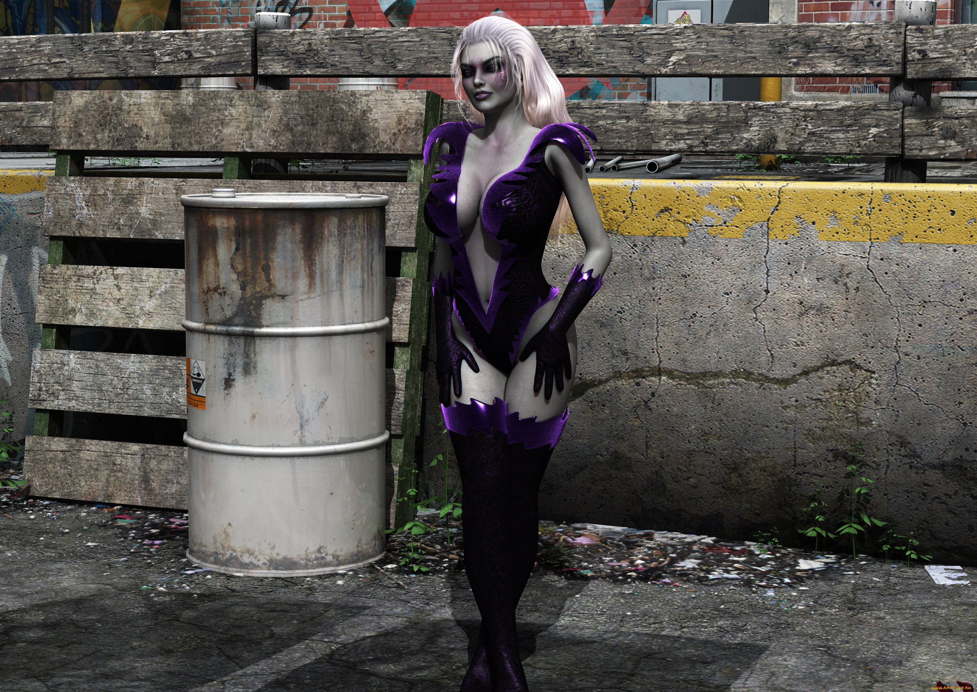 3д, графика, фантазия, , fantasy, фон, взгляд, девушка