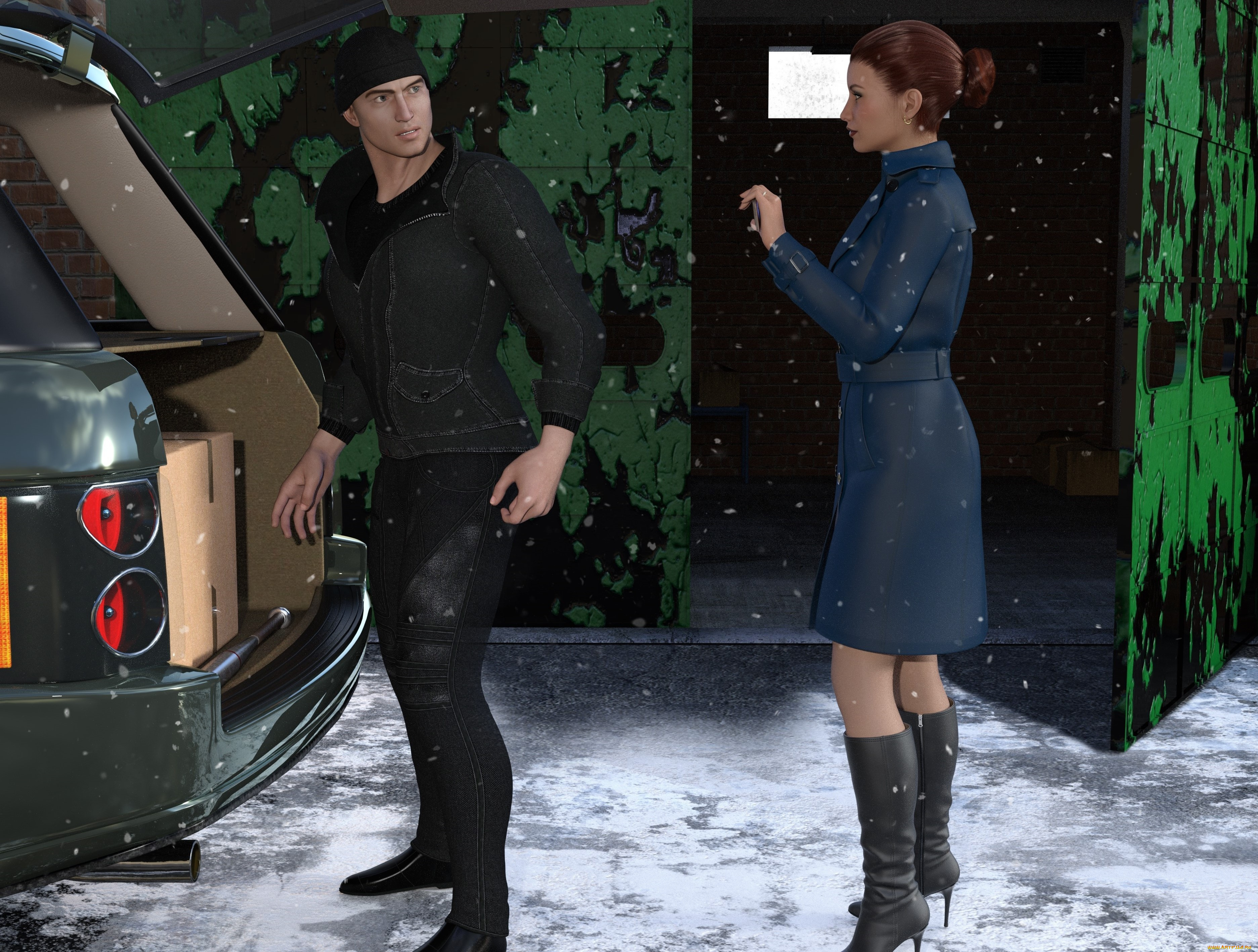 she, wolf, 3д, графика, фантазия, , fantasy, персонажи