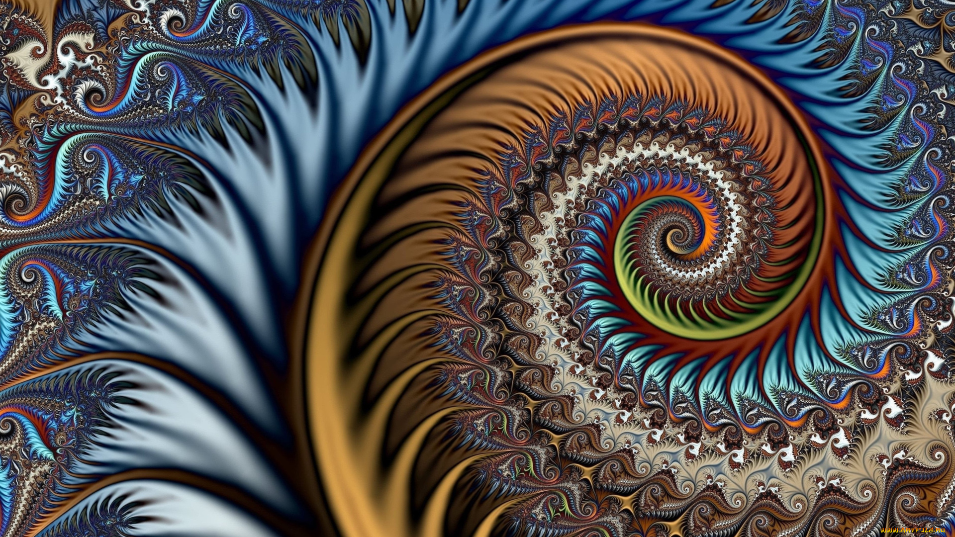 3д, графика, фракталы, , fractal, узор, фон, цвет