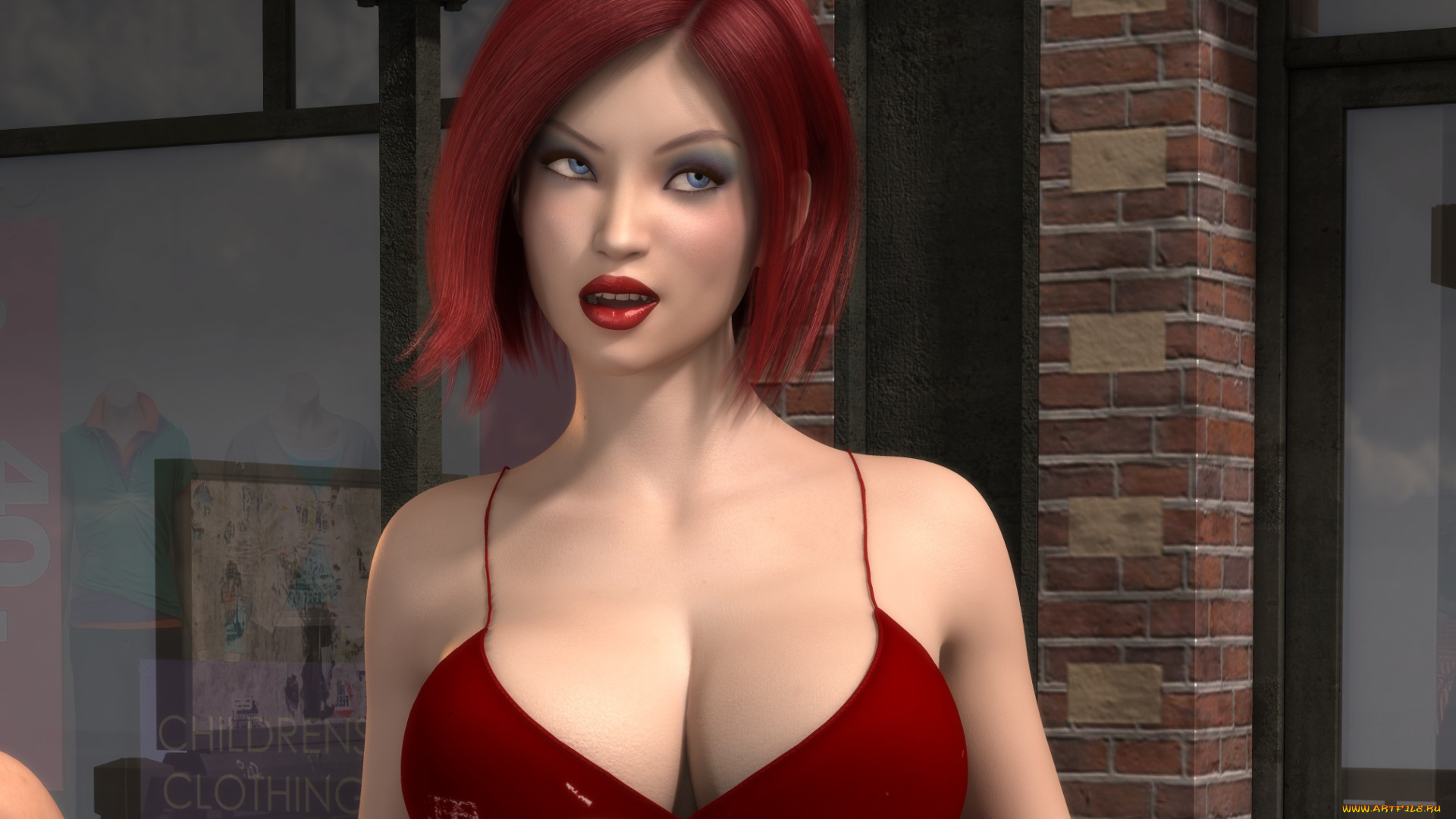 3д, графика, люди, , people, фон, взгляд, девушка