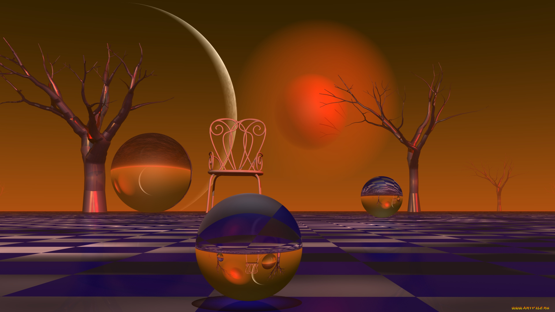 3д, графика, шары, , balls, фон, шары