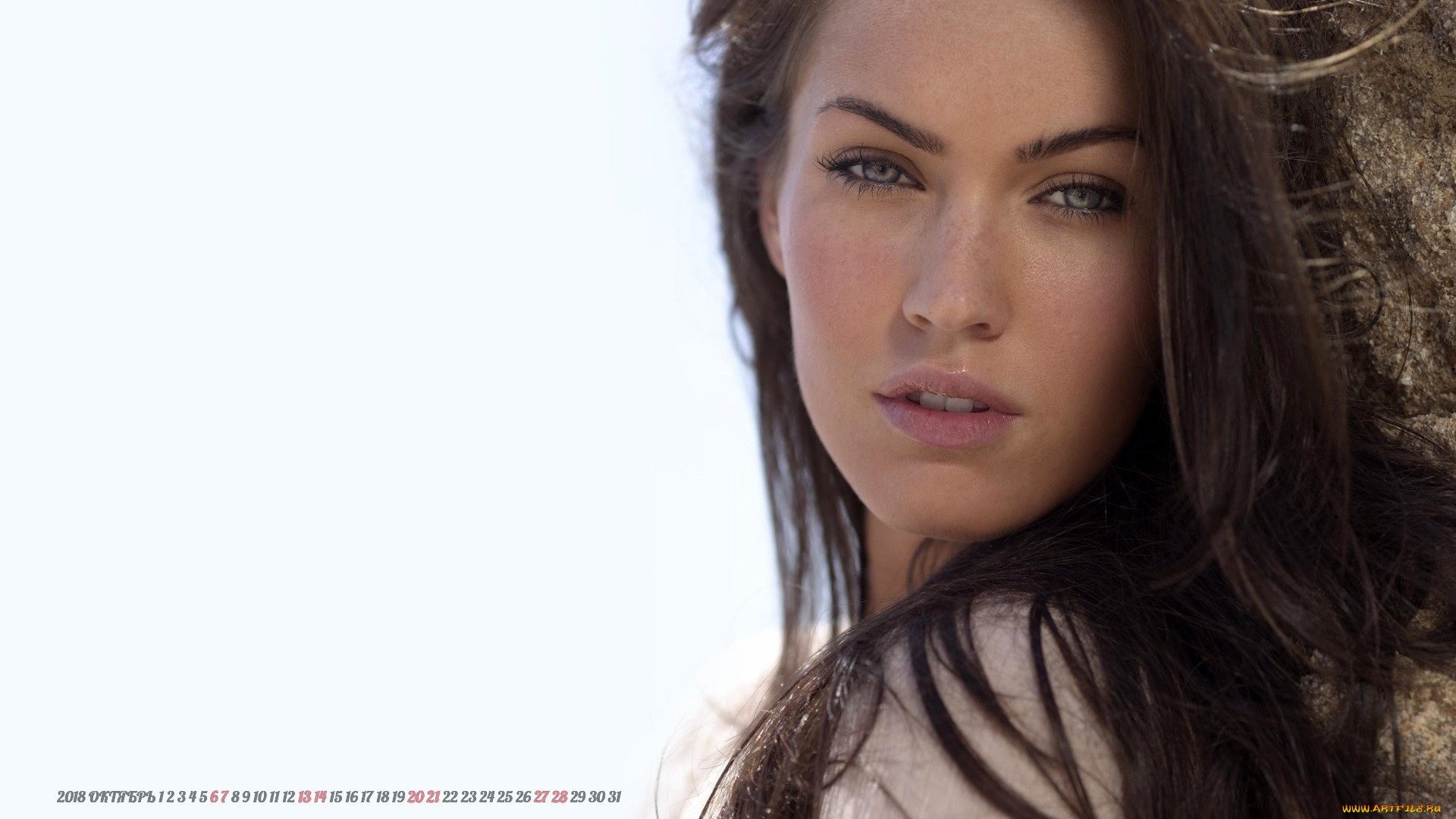 календари, знаменитости, лицо, женщина, взгляд