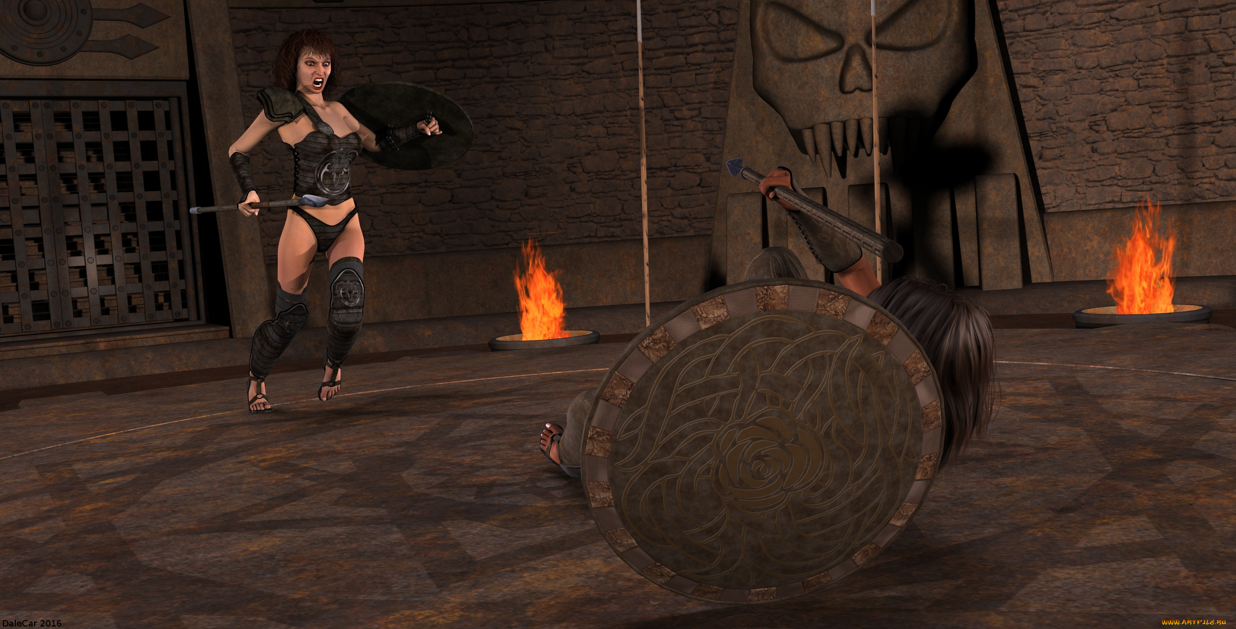 3д, графика, фантазия, , fantasy, фон, девушка, взгляд