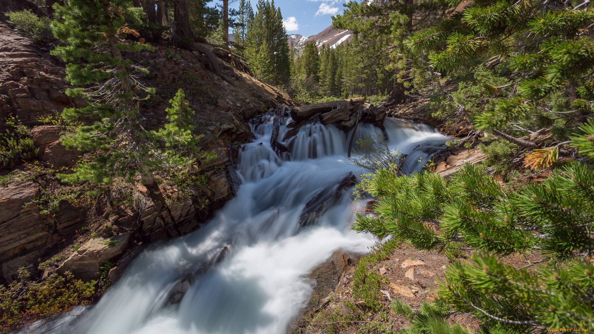 природа, водопады, простор