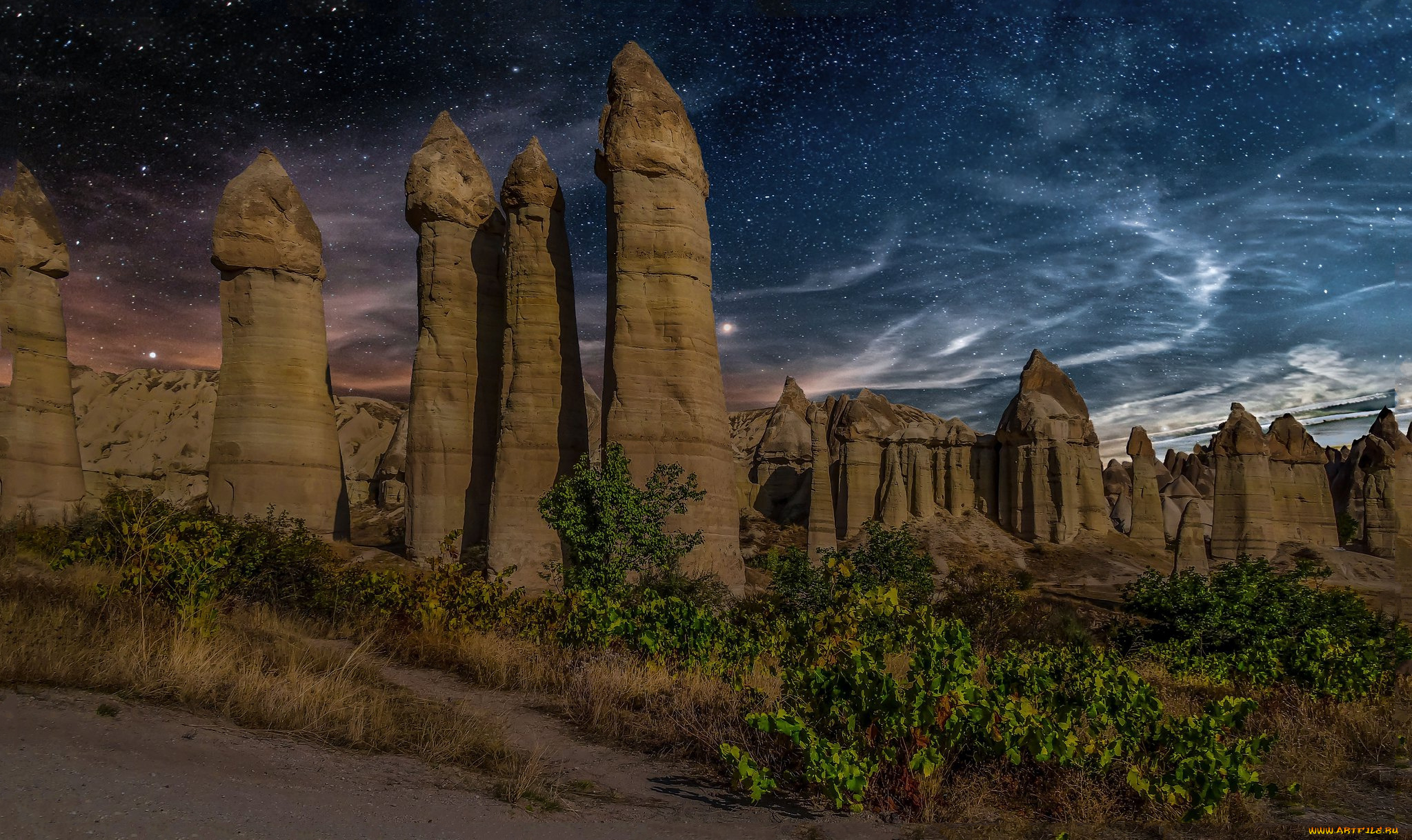 природа, горы, простор