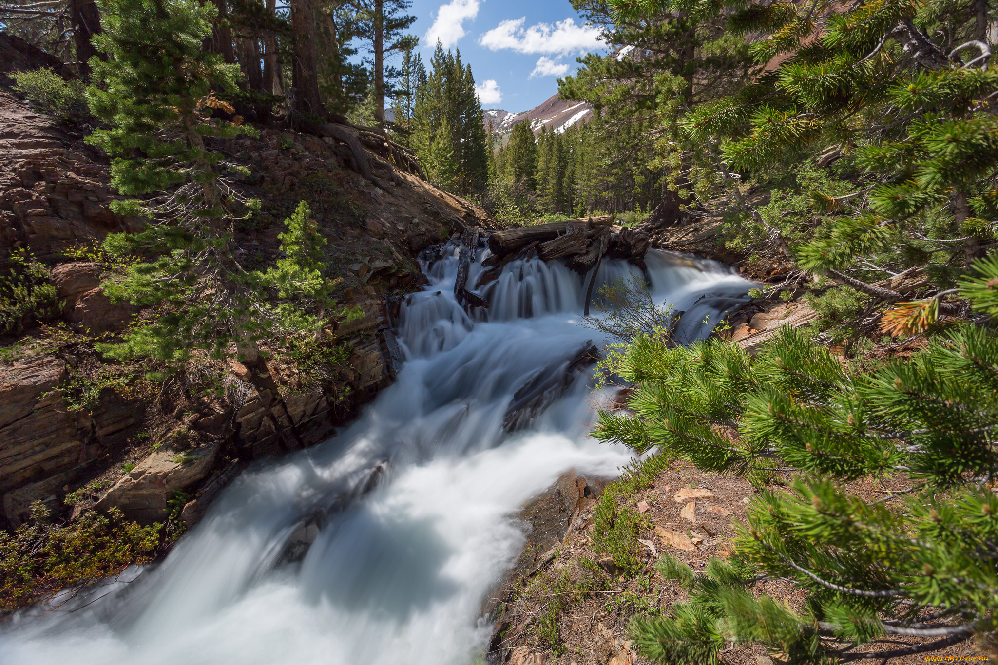 природа, водопады, простор