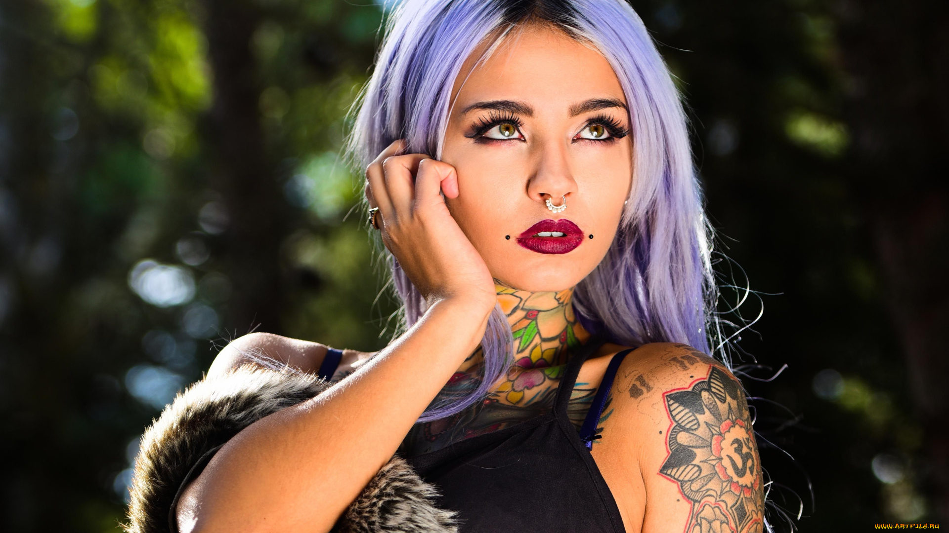 felisja, piana, девушки, felisja, piana, девушка, модель, крашеная, тату, татуировка, рисунки, кожа, пирсинг, поза, макияж, причёска, красотка, сексуальная, экстравагантная, наряд