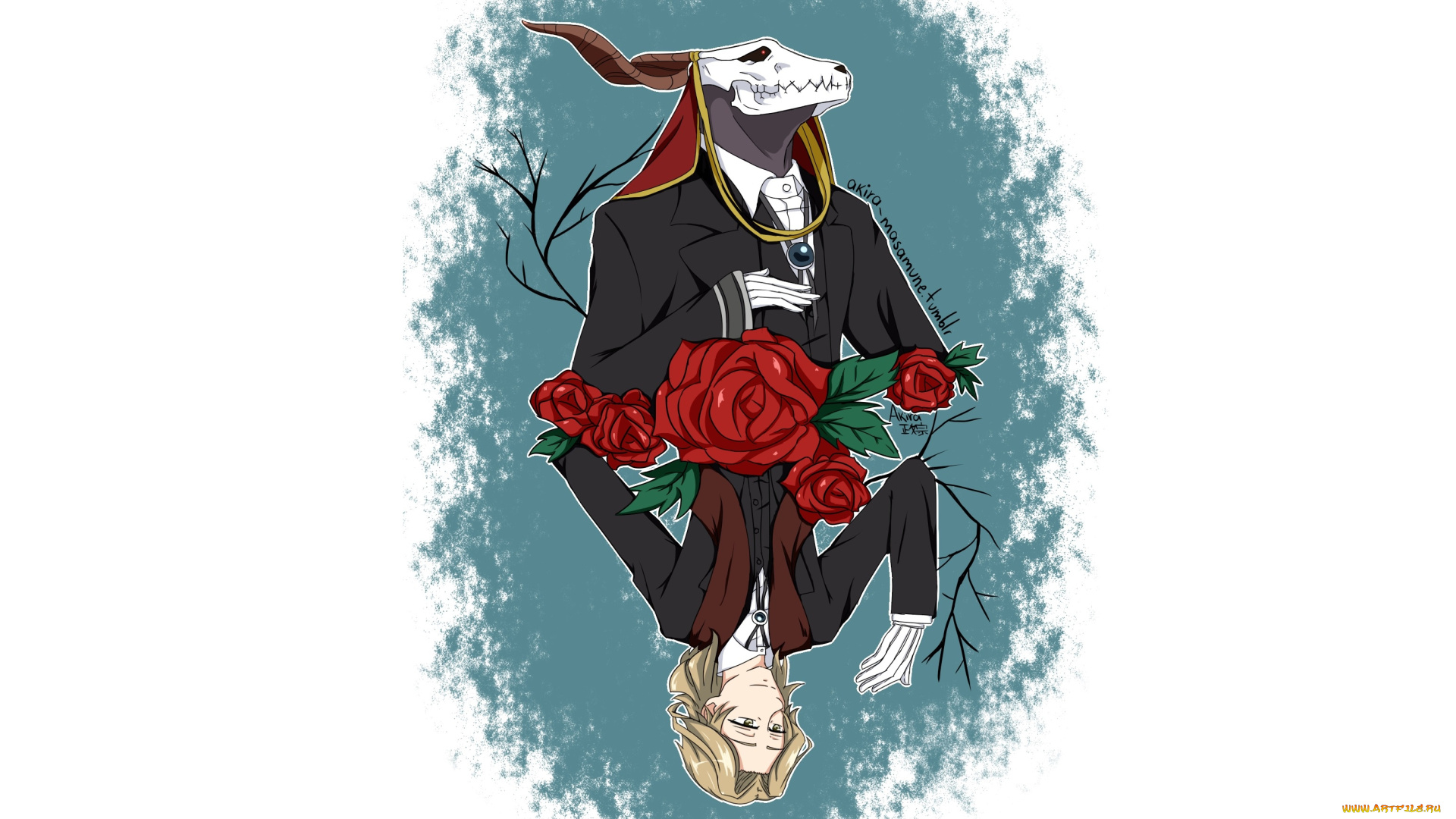 аниме, mahou, tsukai, no, yome, невеста, чародея