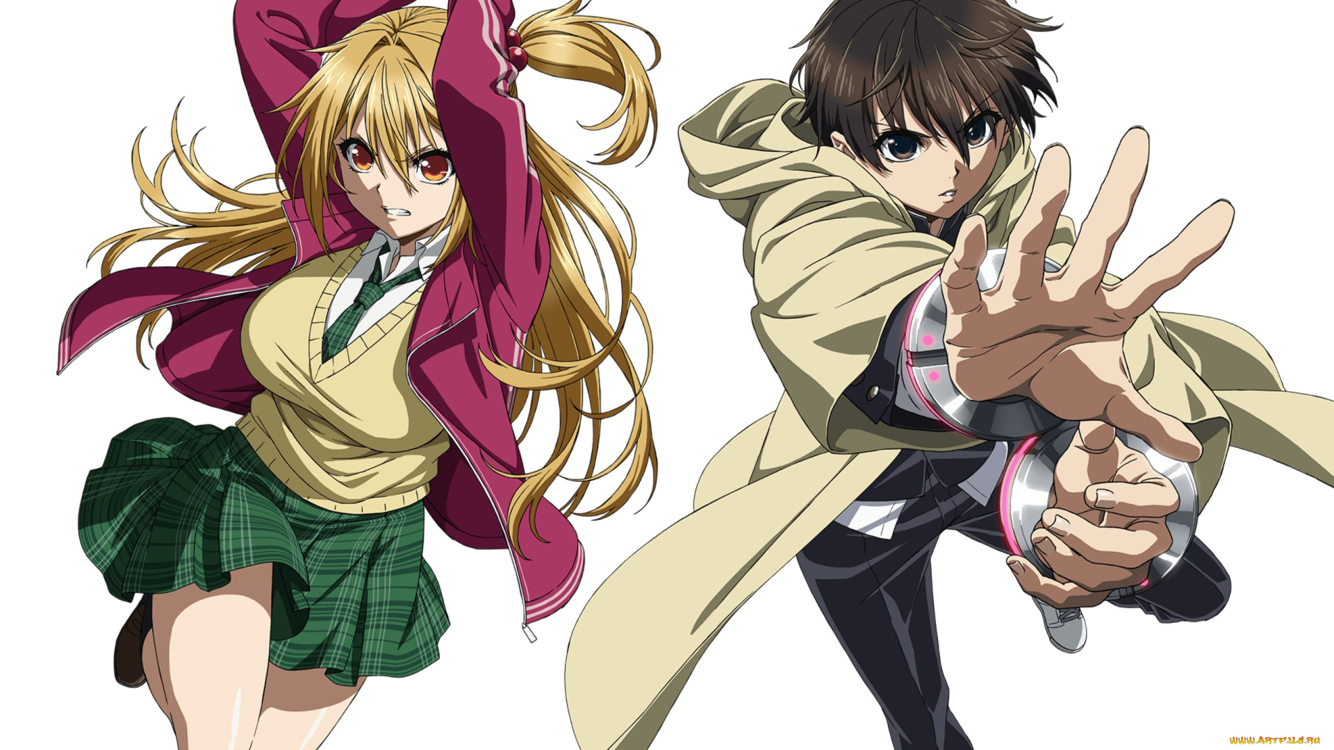 deatte, 5-byo, de, batoru, аниме, battle, in, 5, seconds, after, meeting