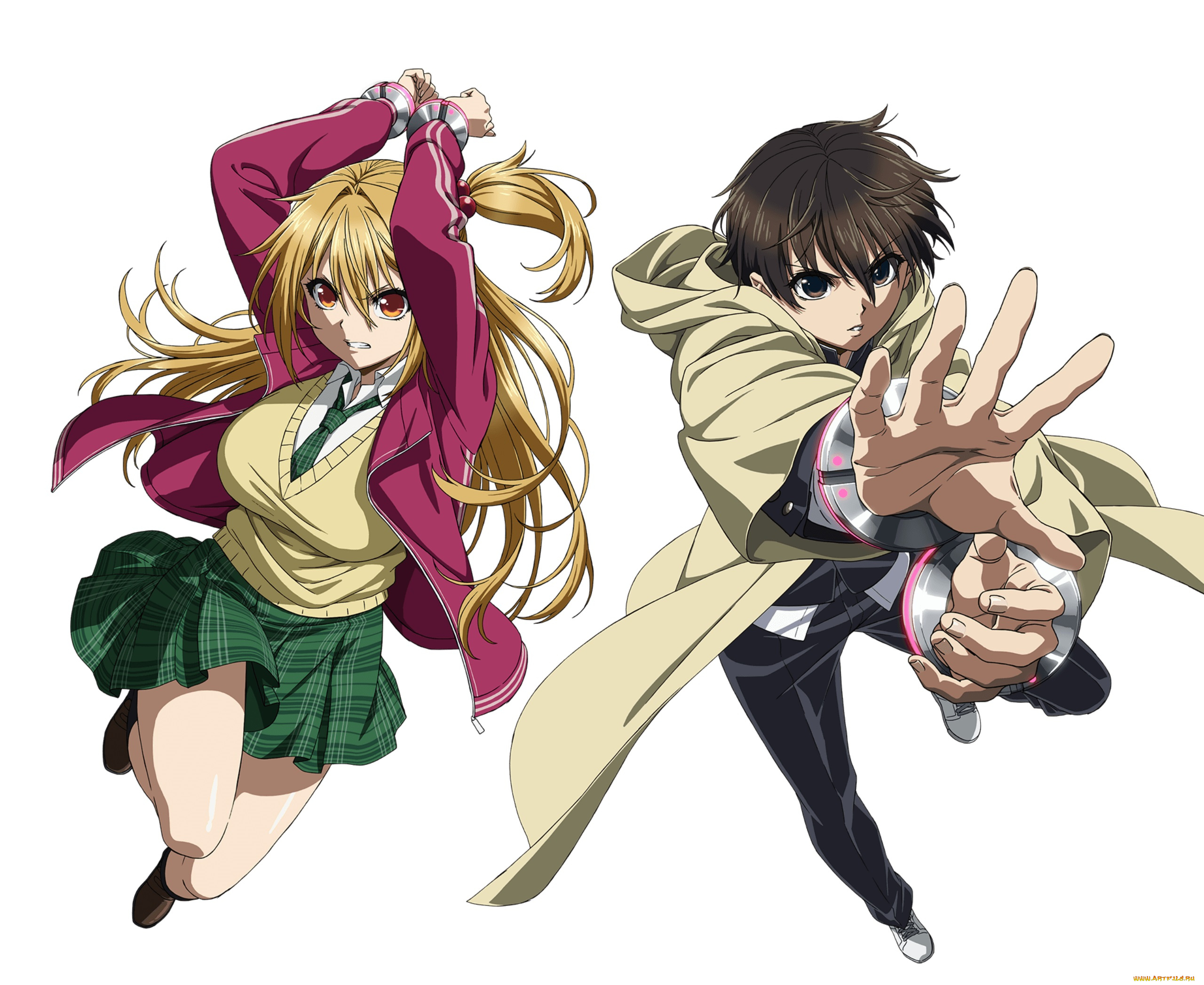 deatte, 5-byo, de, batoru, аниме, battle, in, 5, seconds, after, meeting