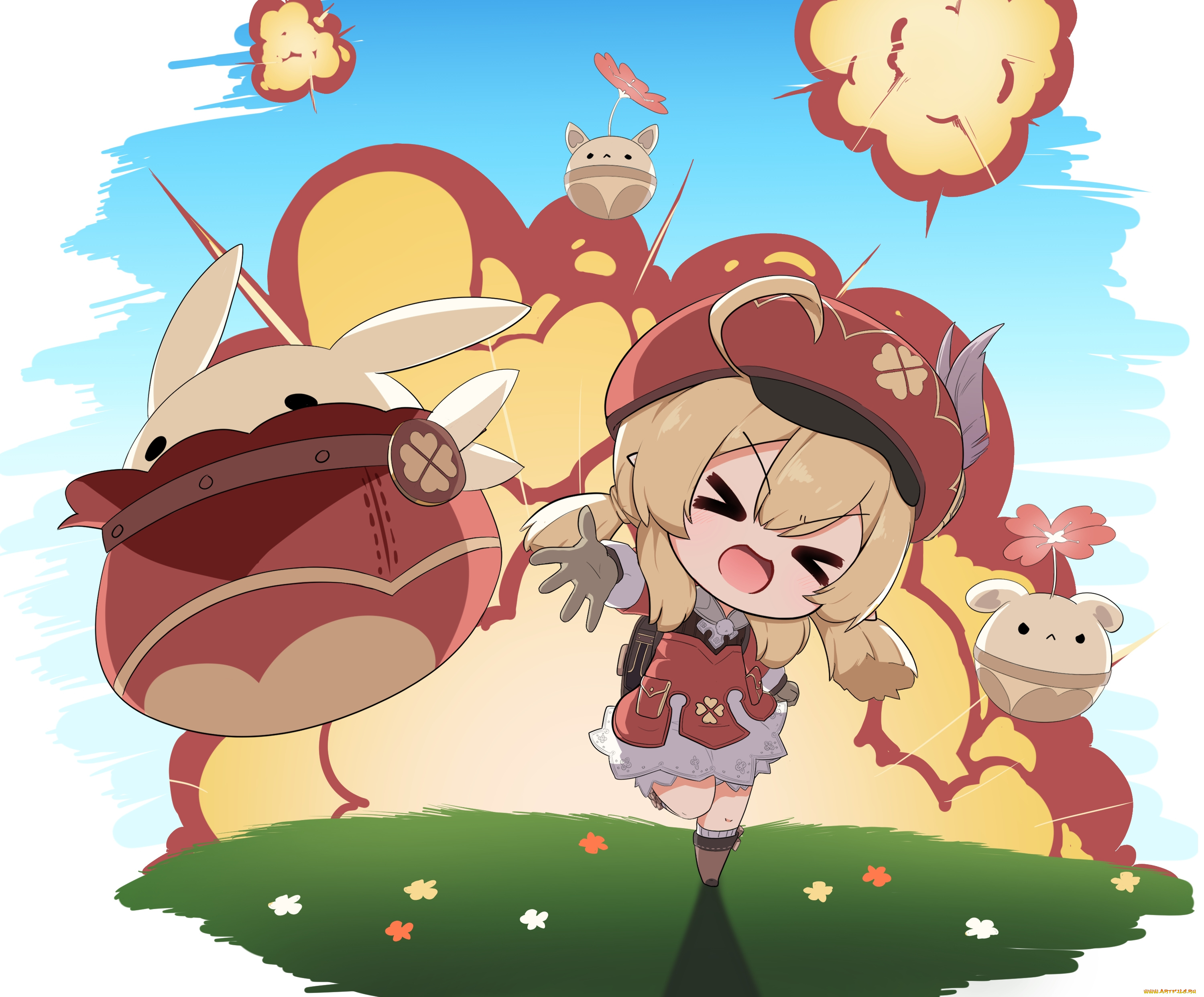 аниме, genshin, impact, genshin, impact