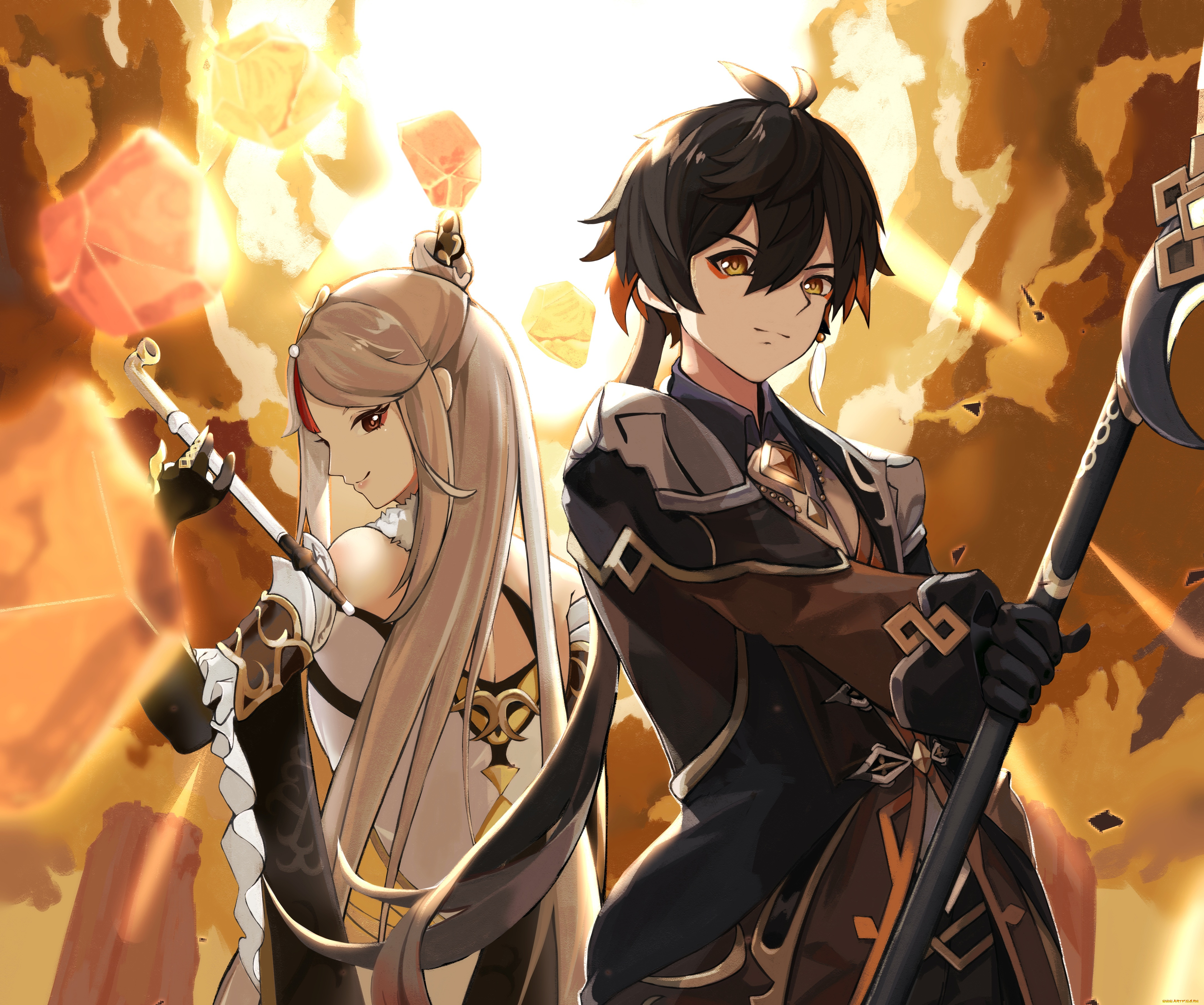 аниме, genshin, impact, genshin, impact