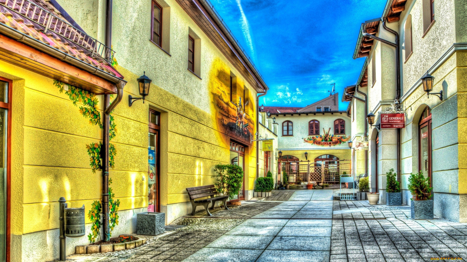 strausberg, germany, города, -, улицы, , площади, , набережные