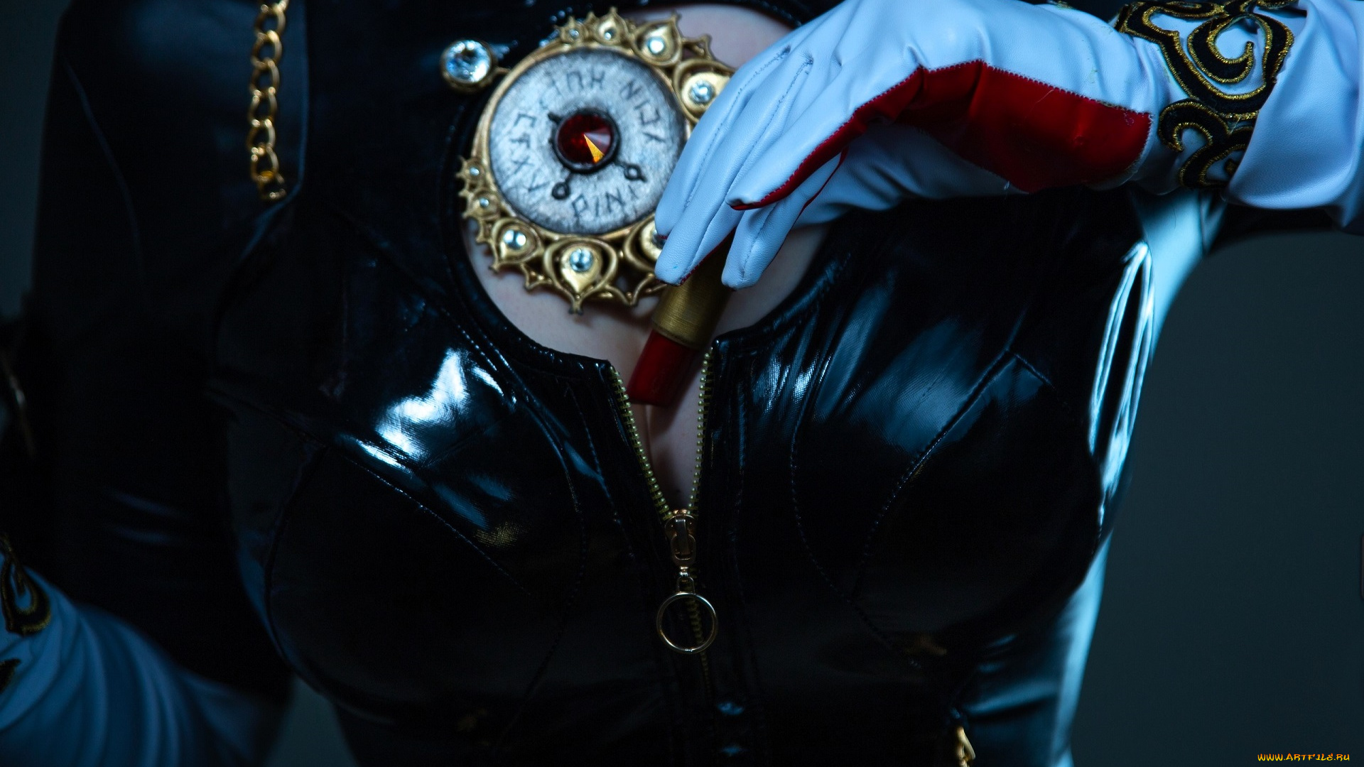 девушки, анастасия, волкова, , svizee, образ, косплей, наряд, костюм, платье, перчатки, декольте, артефакт