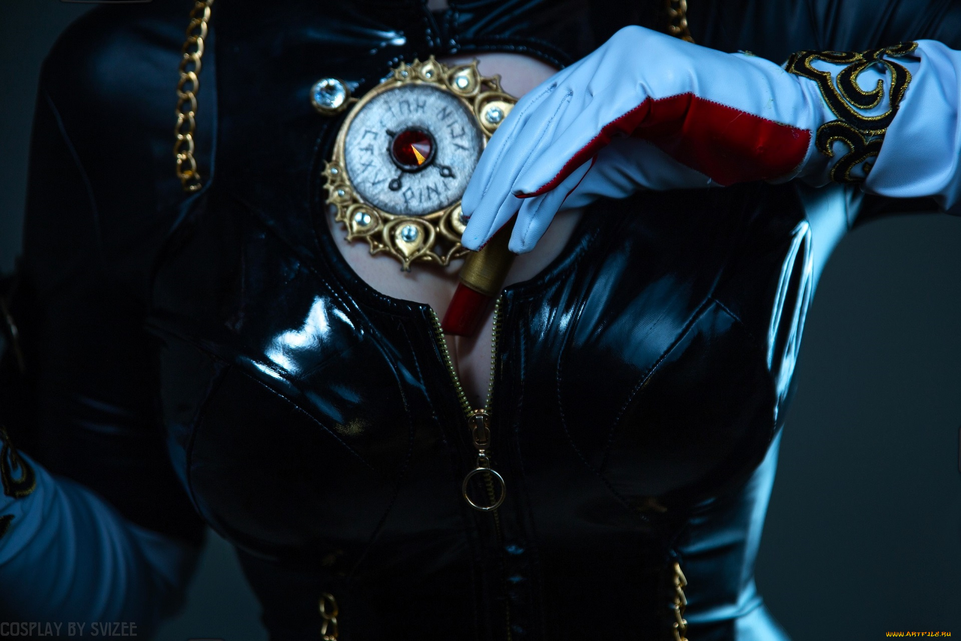 девушки, анастасия, волкова, , svizee, образ, косплей, наряд, костюм, платье, перчатки, декольте, артефакт
