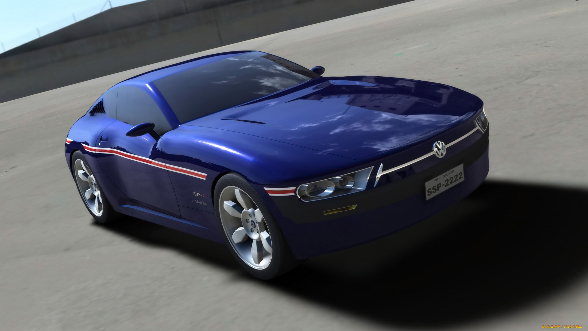 2008, volkswagen, sp, concept, автомобили, 3д