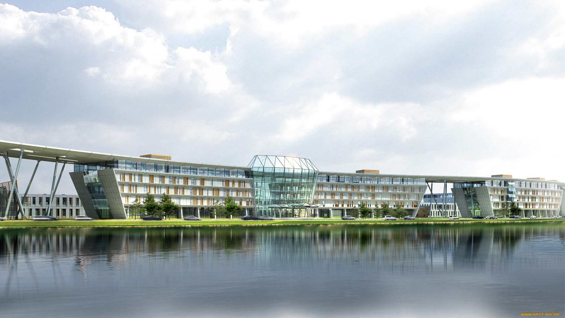 3д, графика, architecture, архитектура