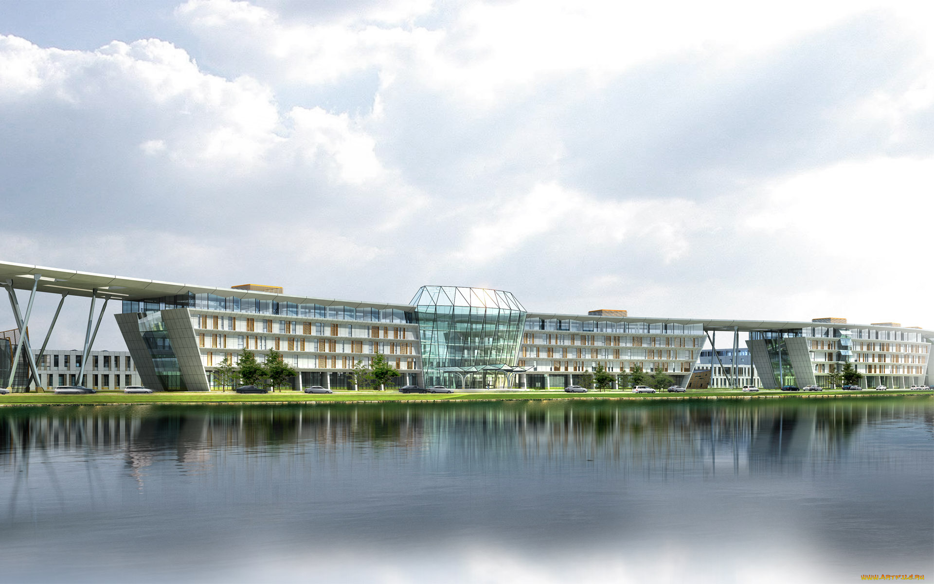 3д, графика, architecture, архитектура