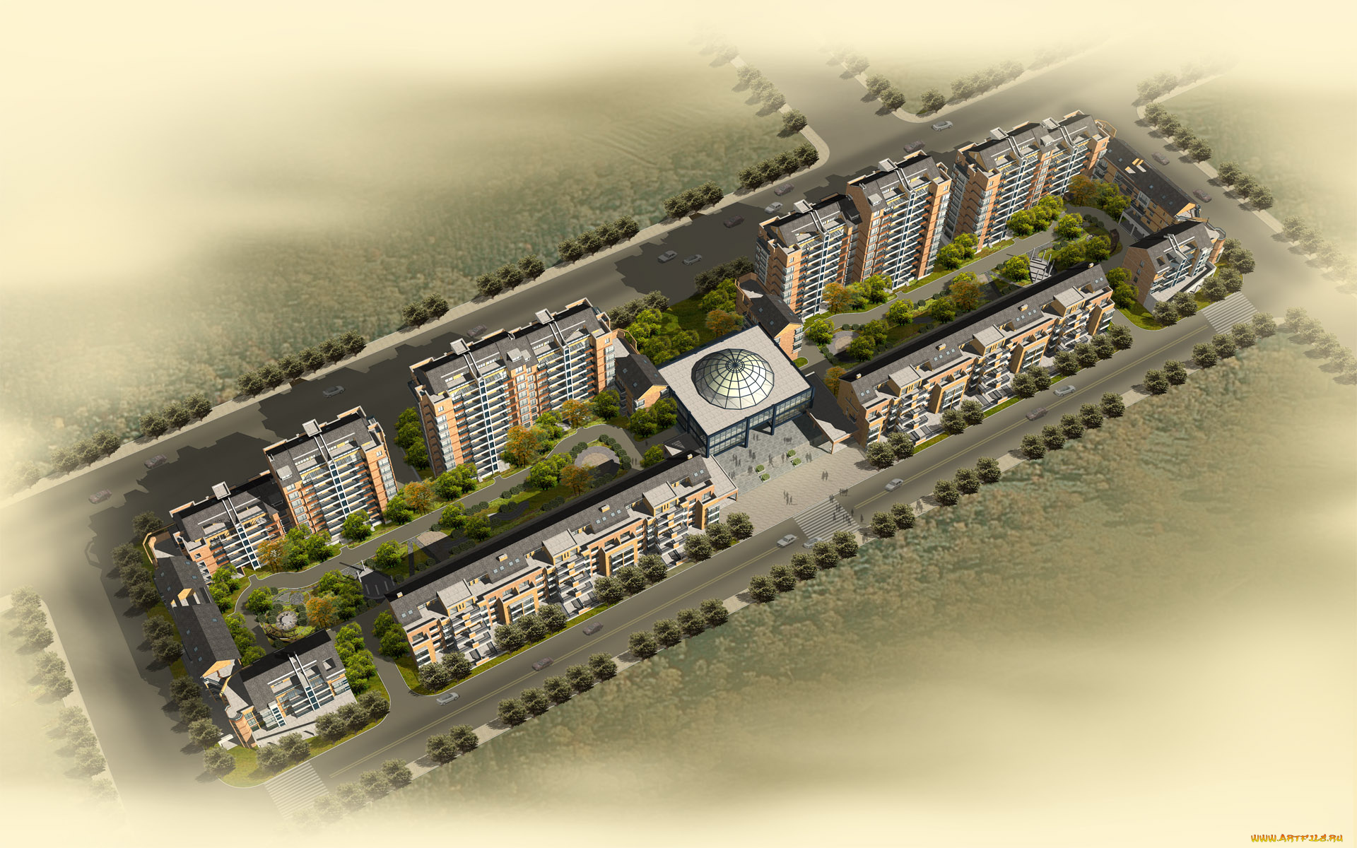 3д, графика, architecture, архитектура