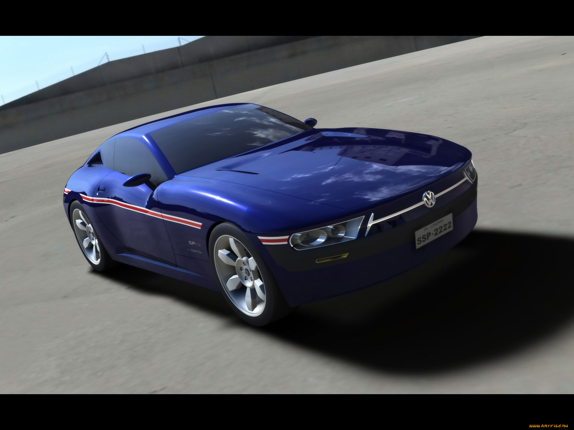 2008, volkswagen, sp, concept, автомобили, 3д