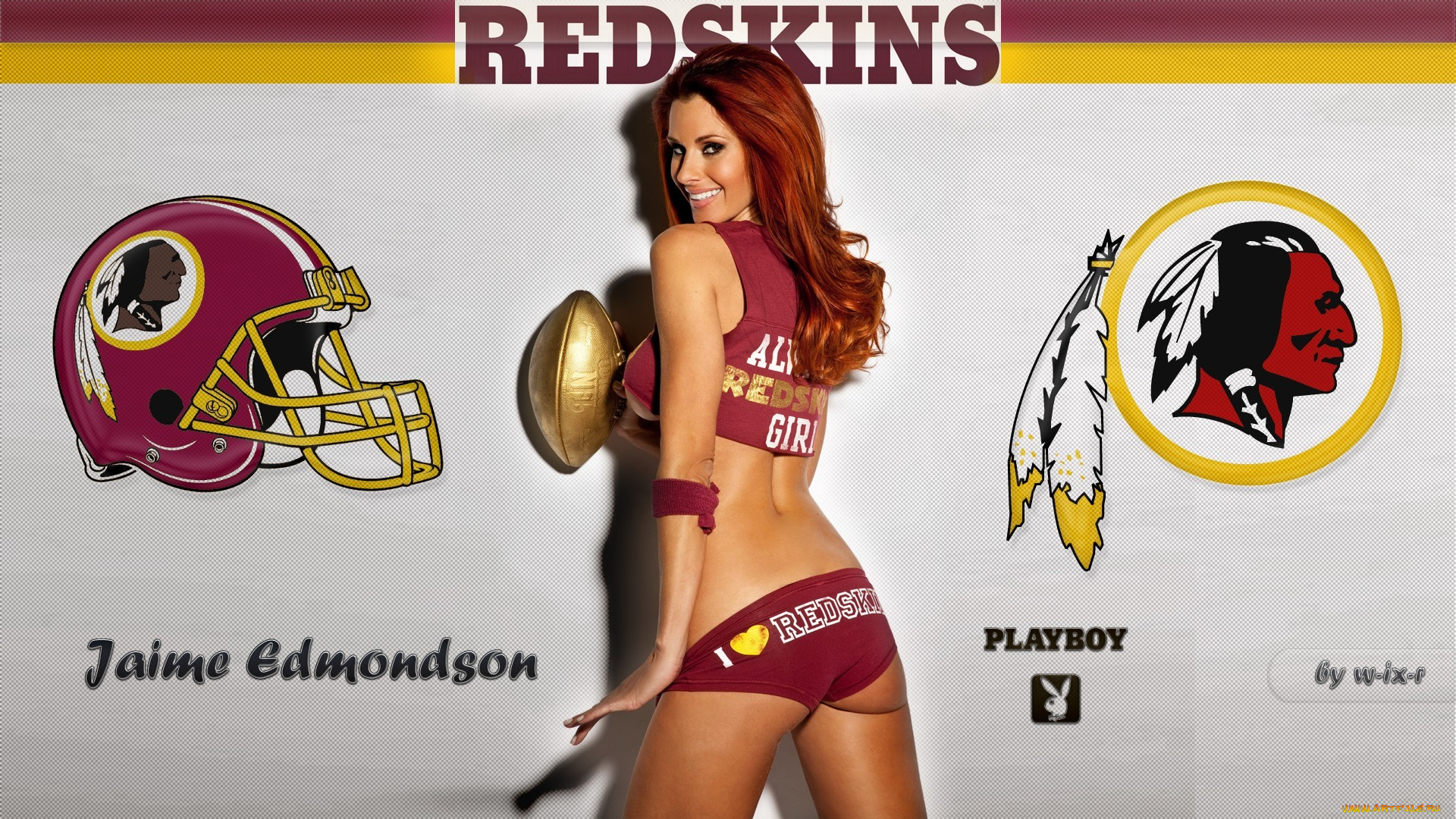 Jaime, Edmondson, девушки, washington, redskins