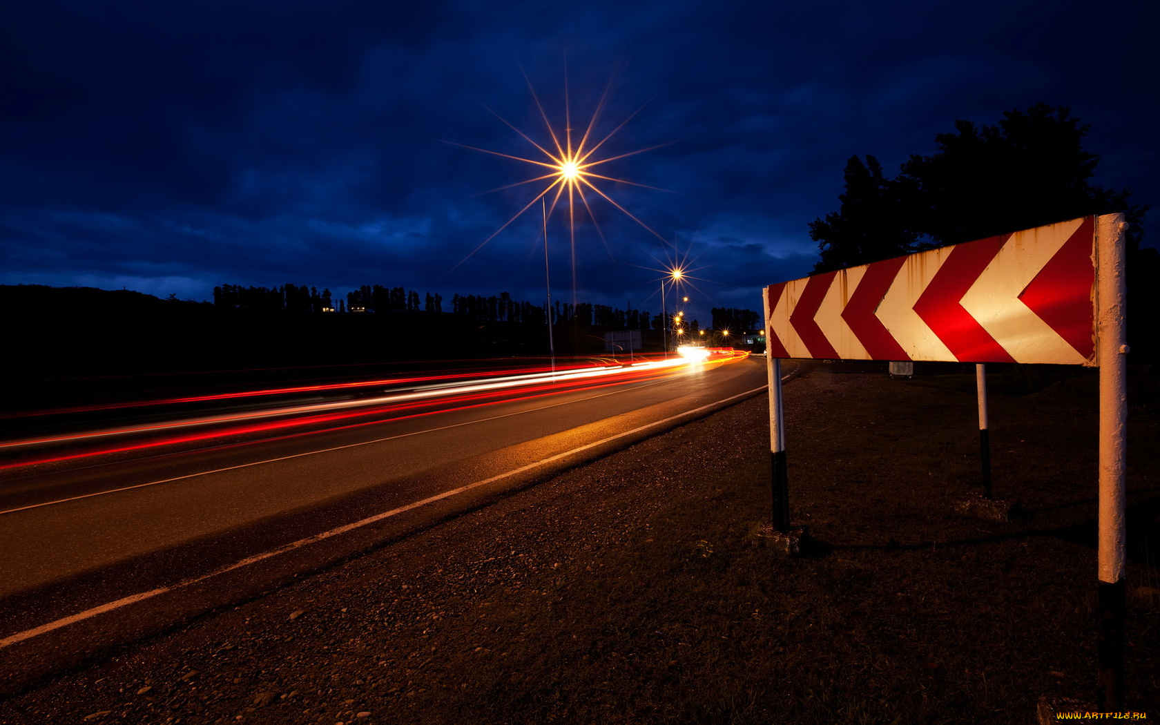 природа, дороги, знак