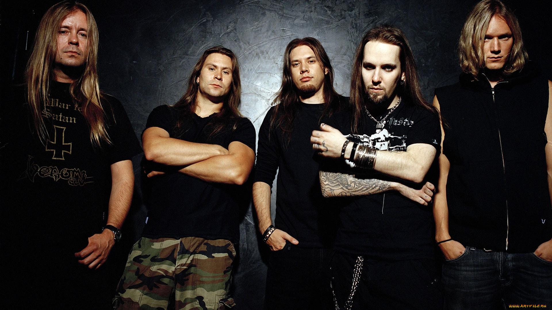 музыка, children, of, bodom, metal, band