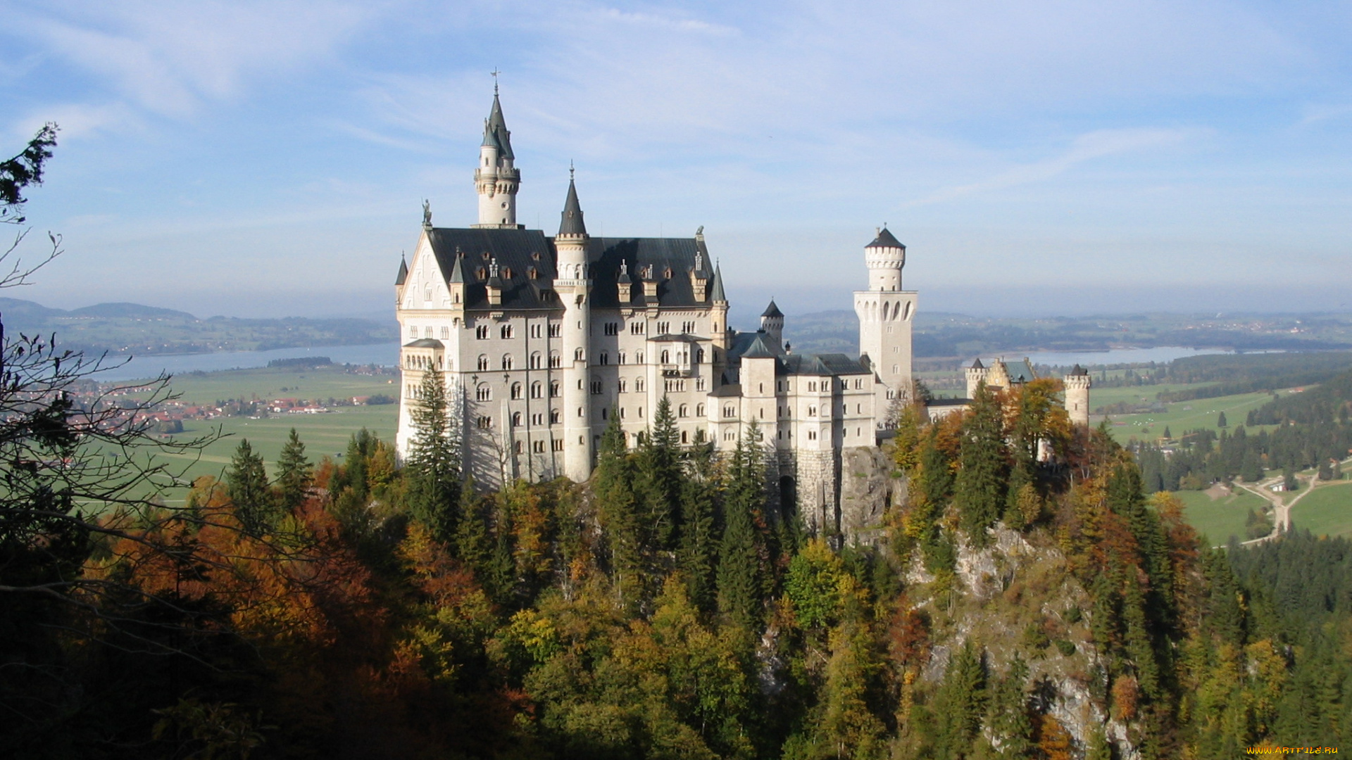 neuschwanstein, castle, germany, города, замок, нойшванштайн, германия