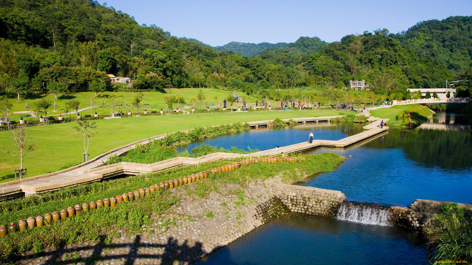 природа, парк, пекин