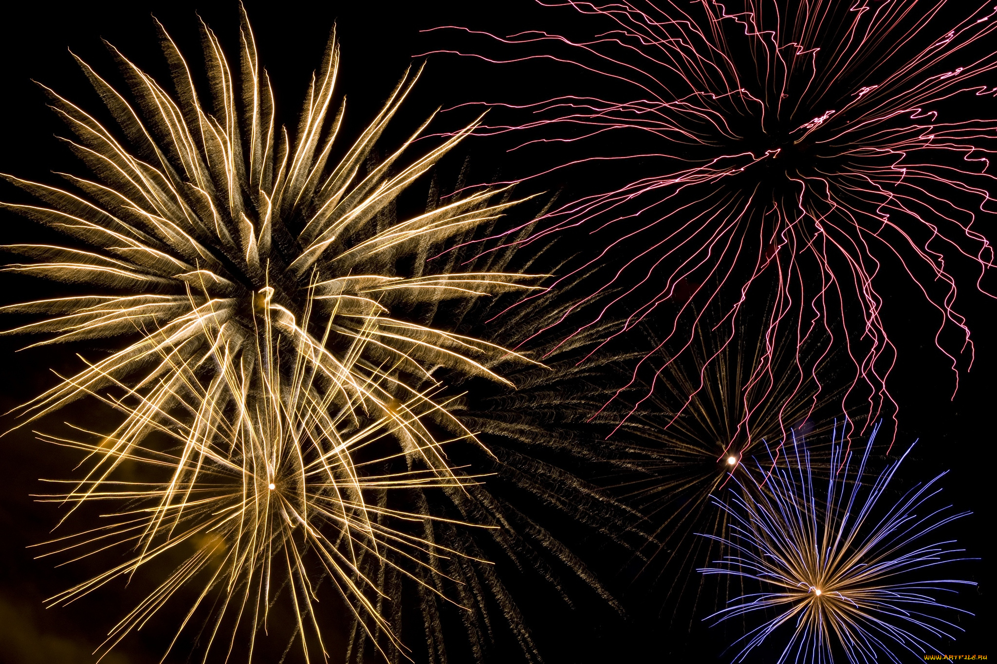 разное, салюты, фейерверки, праздник