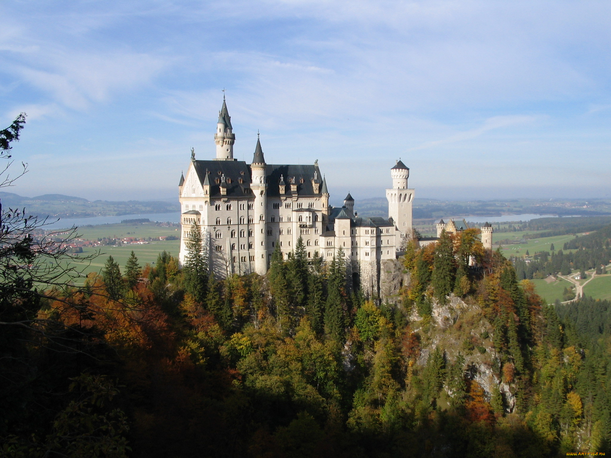 neuschwanstein, castle, germany, города, замок, нойшванштайн, германия