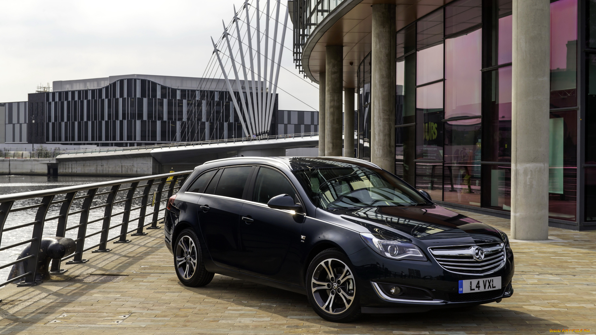 2013, vauxhall, insignia, sports, tourer, автомобили, набережная, река