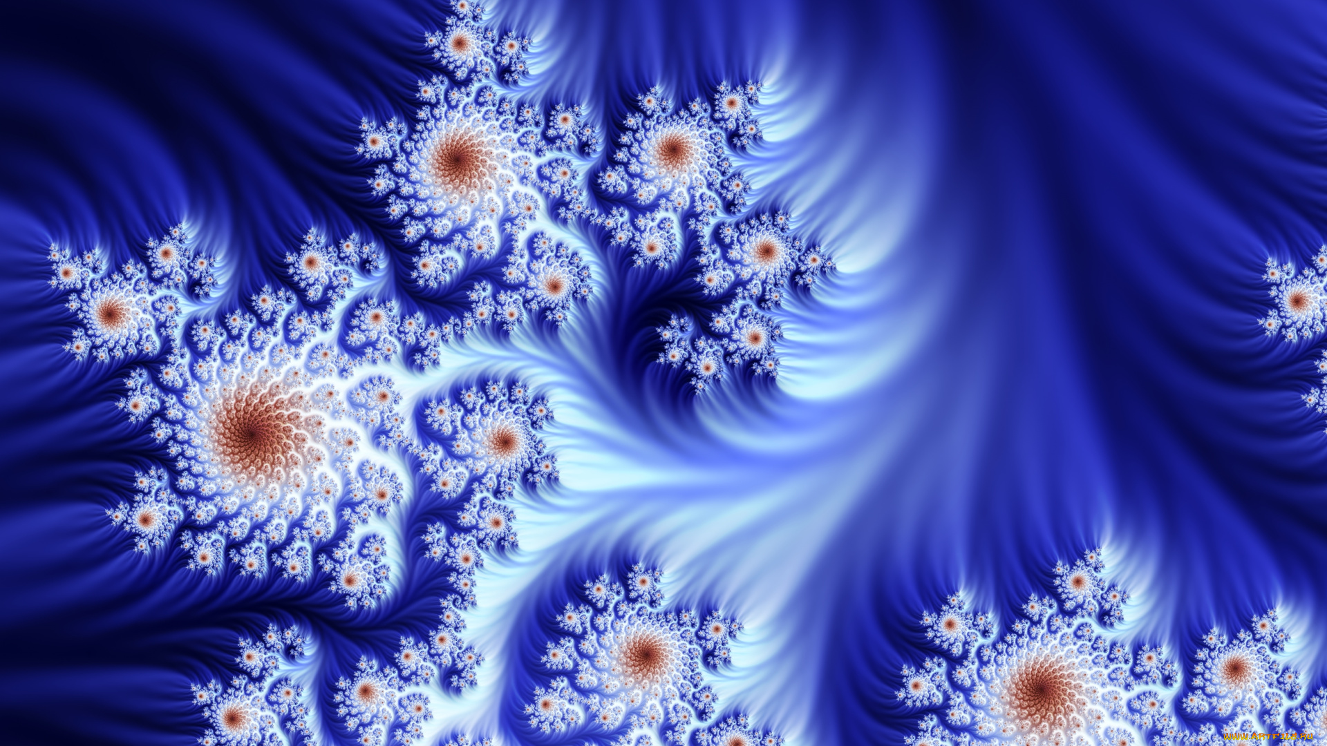 3д, графика, fractal, фракталы, узор, цвета, фон