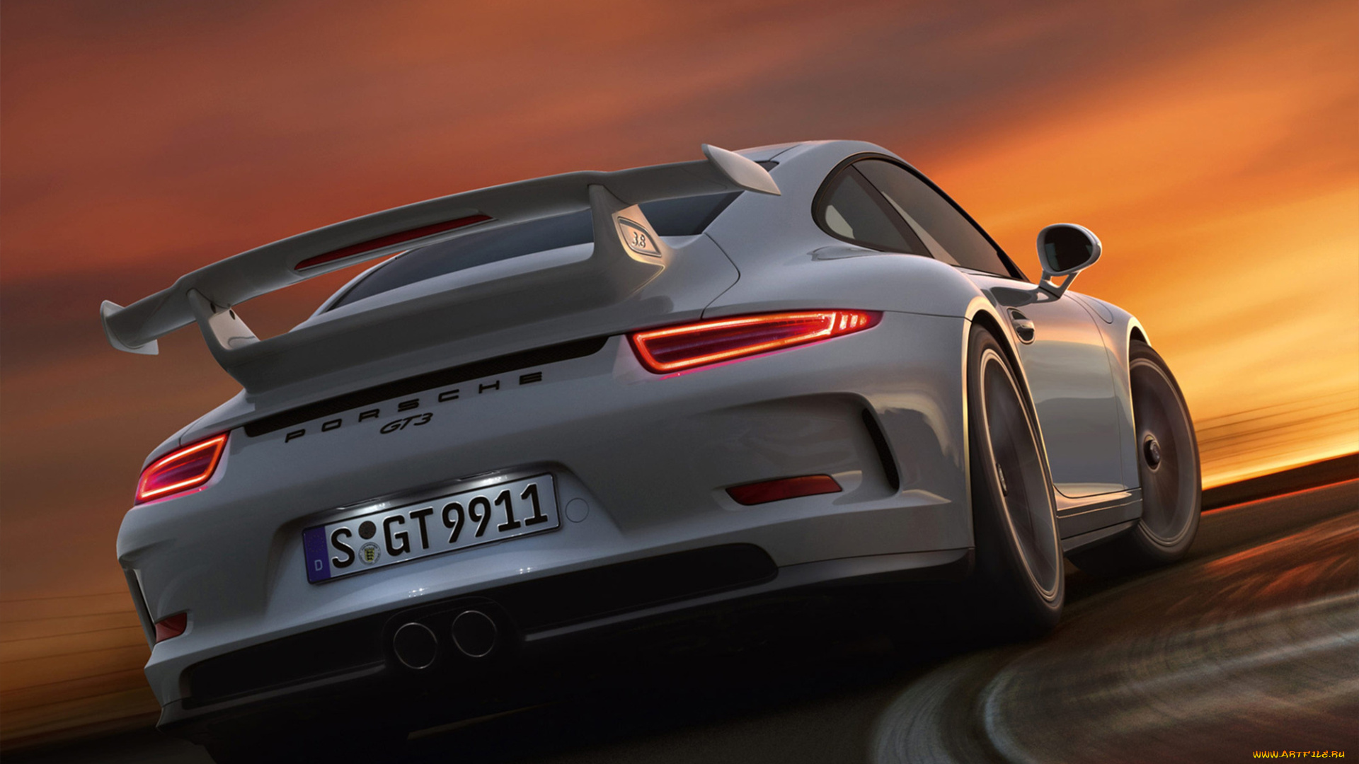 автомобили, porsche, поворот