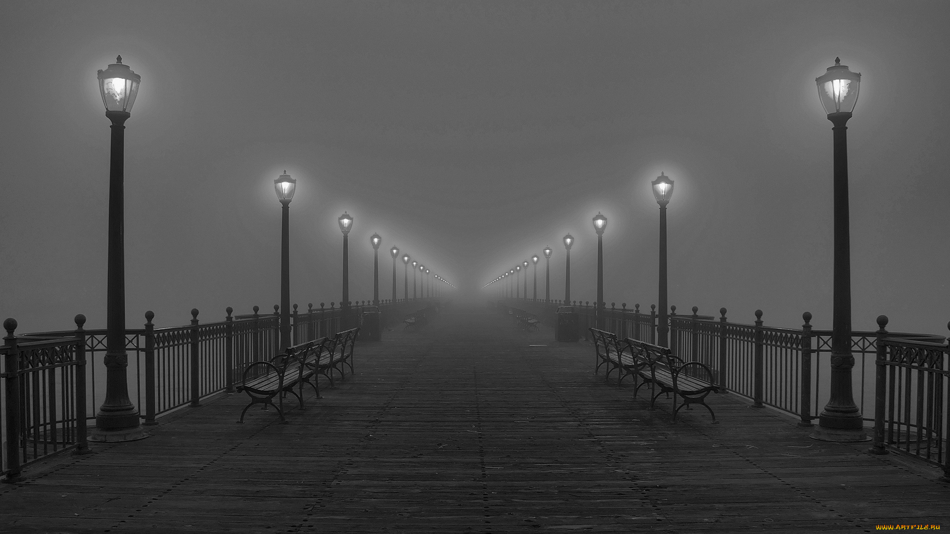 города, мосты, фонари, скамейки