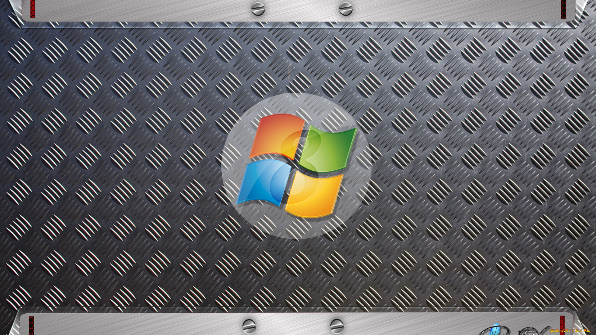 компьютеры, windows, фон, логотип