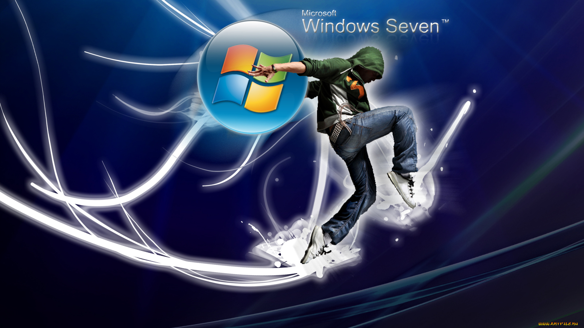 компьютеры, windows, xp, фон, логотип