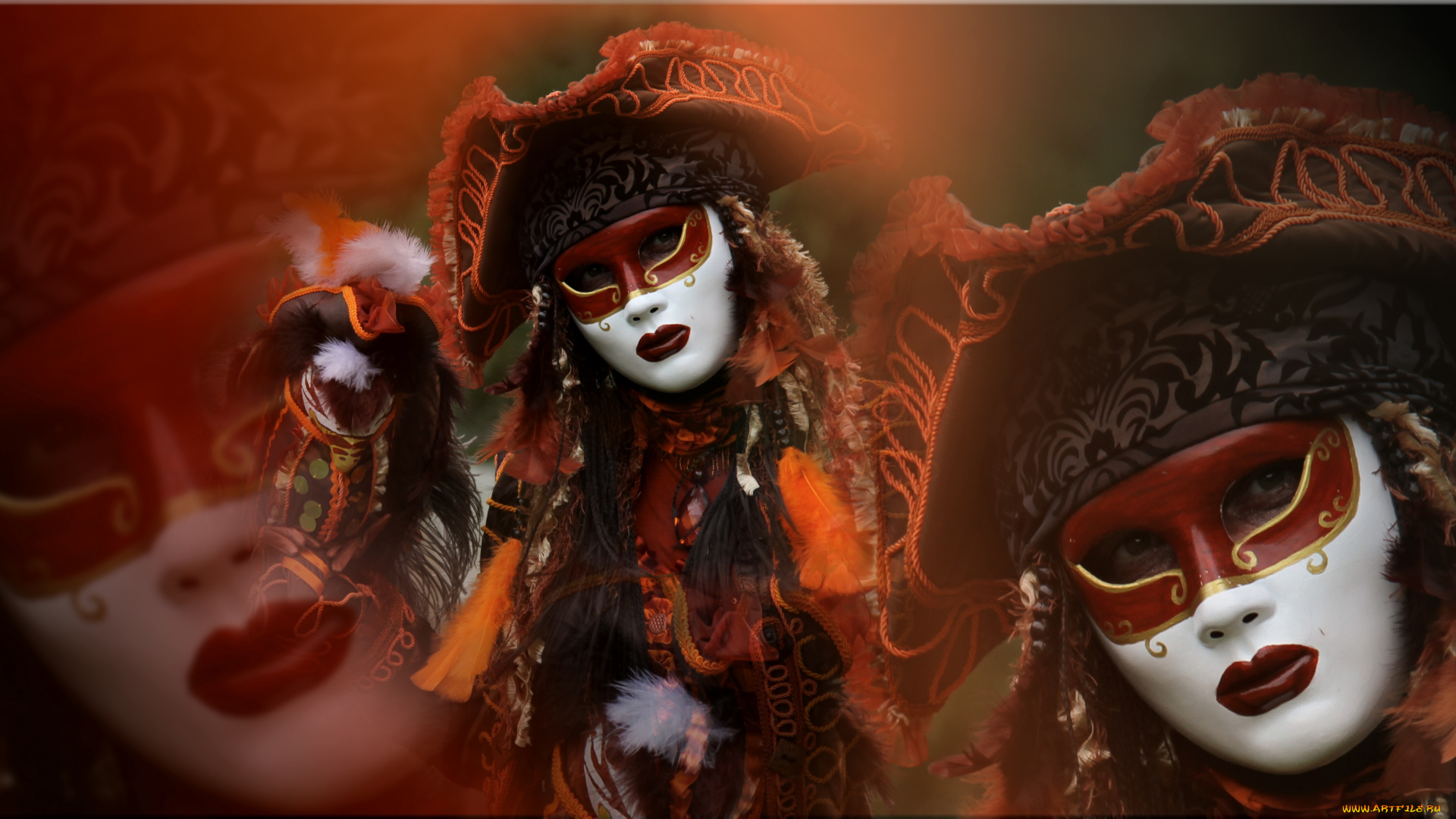 разное, маски, карнавальные, костюмы, карнавал, венеция