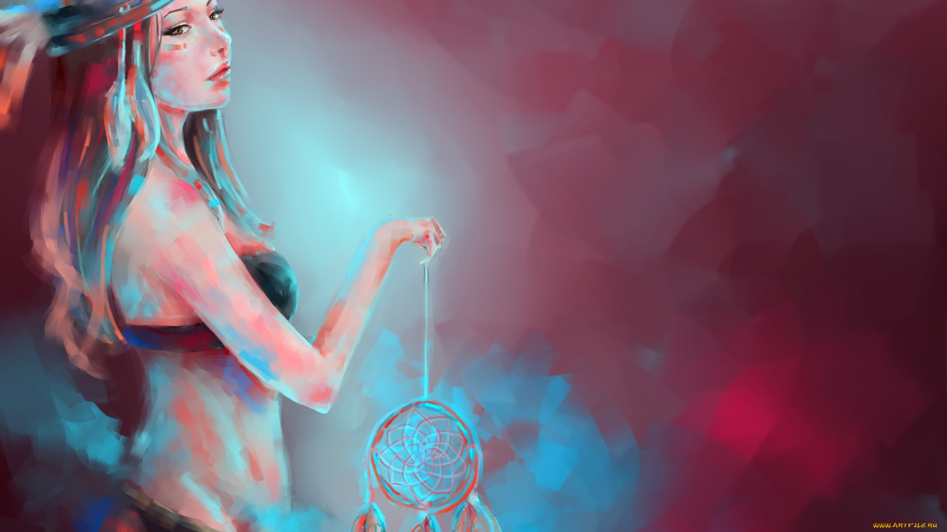 рисованные, люди, девушка, лицо, ресницы, глаза, взгляд, рука, краски