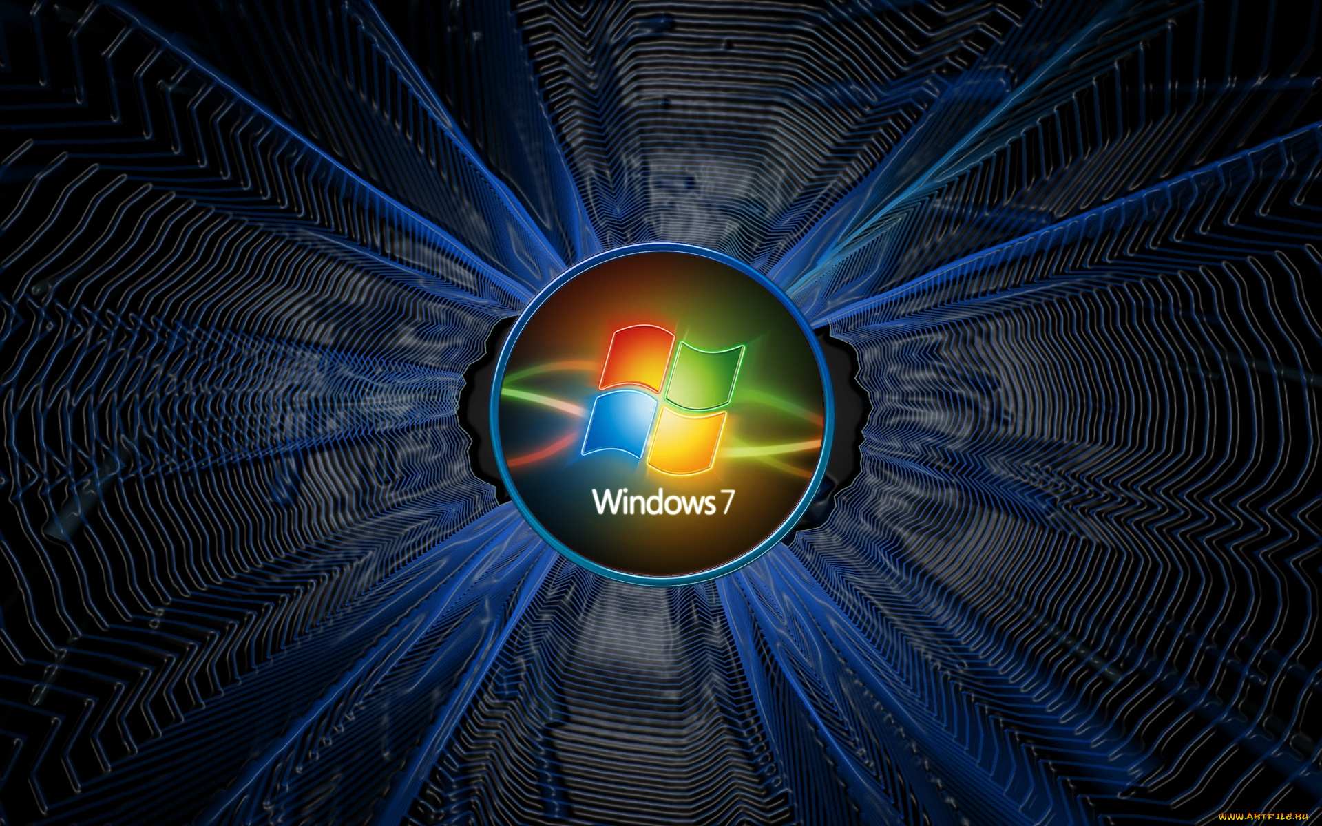 компьютеры, windows, vienna, логотип, фон