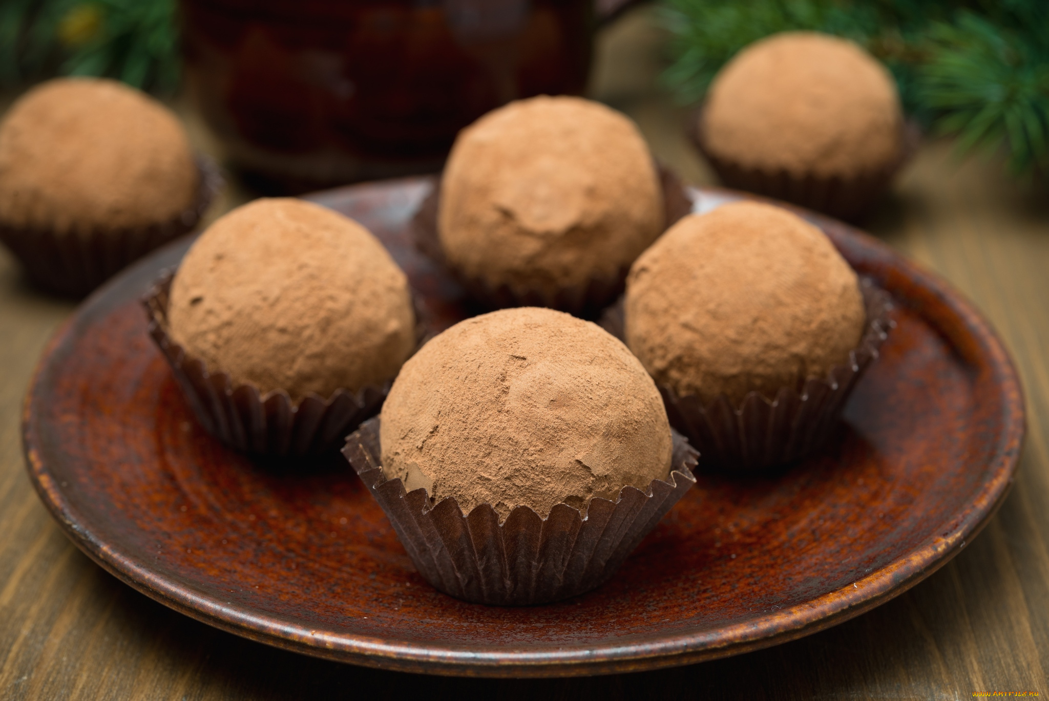 еда, конфеты, шоколад, сладости, трюфели